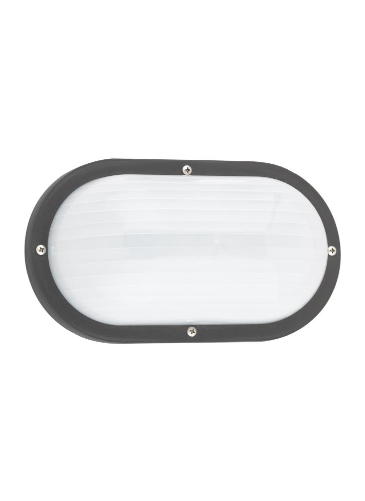 Generation Lighting 8335EN3-12 Bayside 1 -Light 3.7500-in H Satin Black Hardwired Outdoor Wall Light