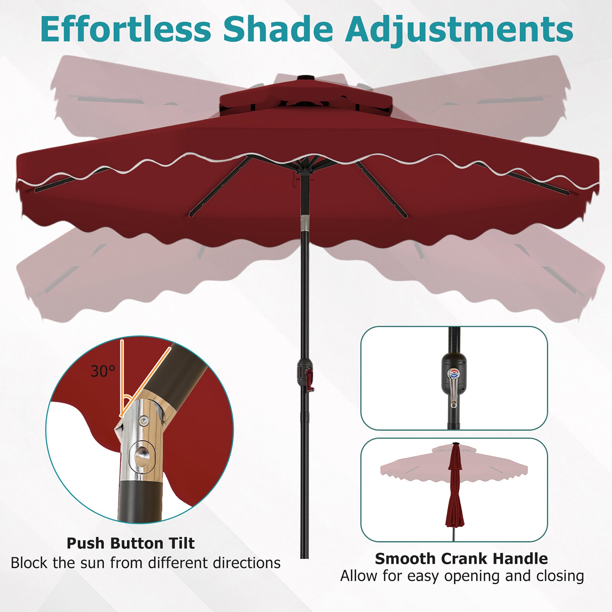 Costway HCST13889 Umbrellas-2 - View #6