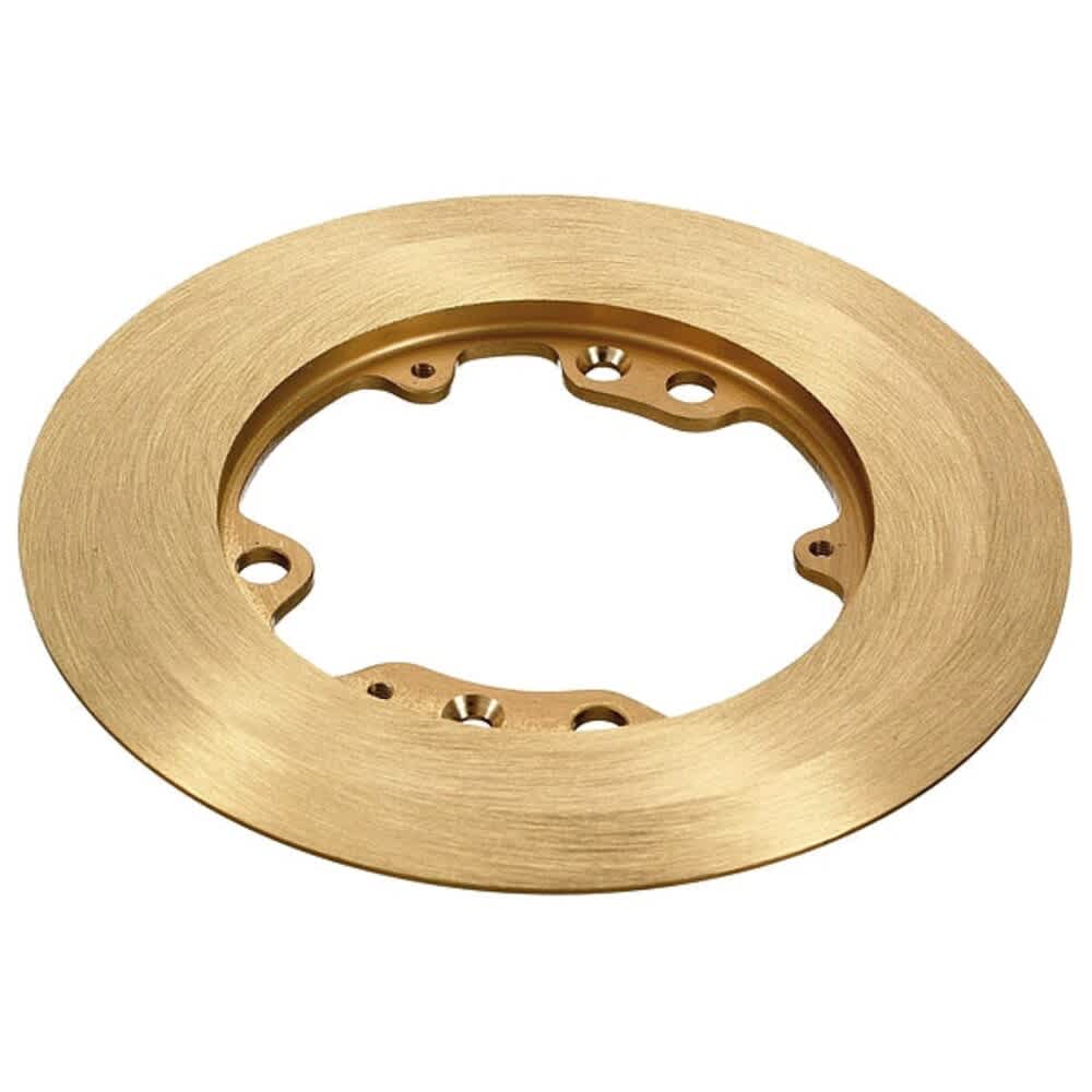 Hubbell Wiring Device-Kellems Box Cover Floor Box Type 1 Gang Brass S3082 #S3082