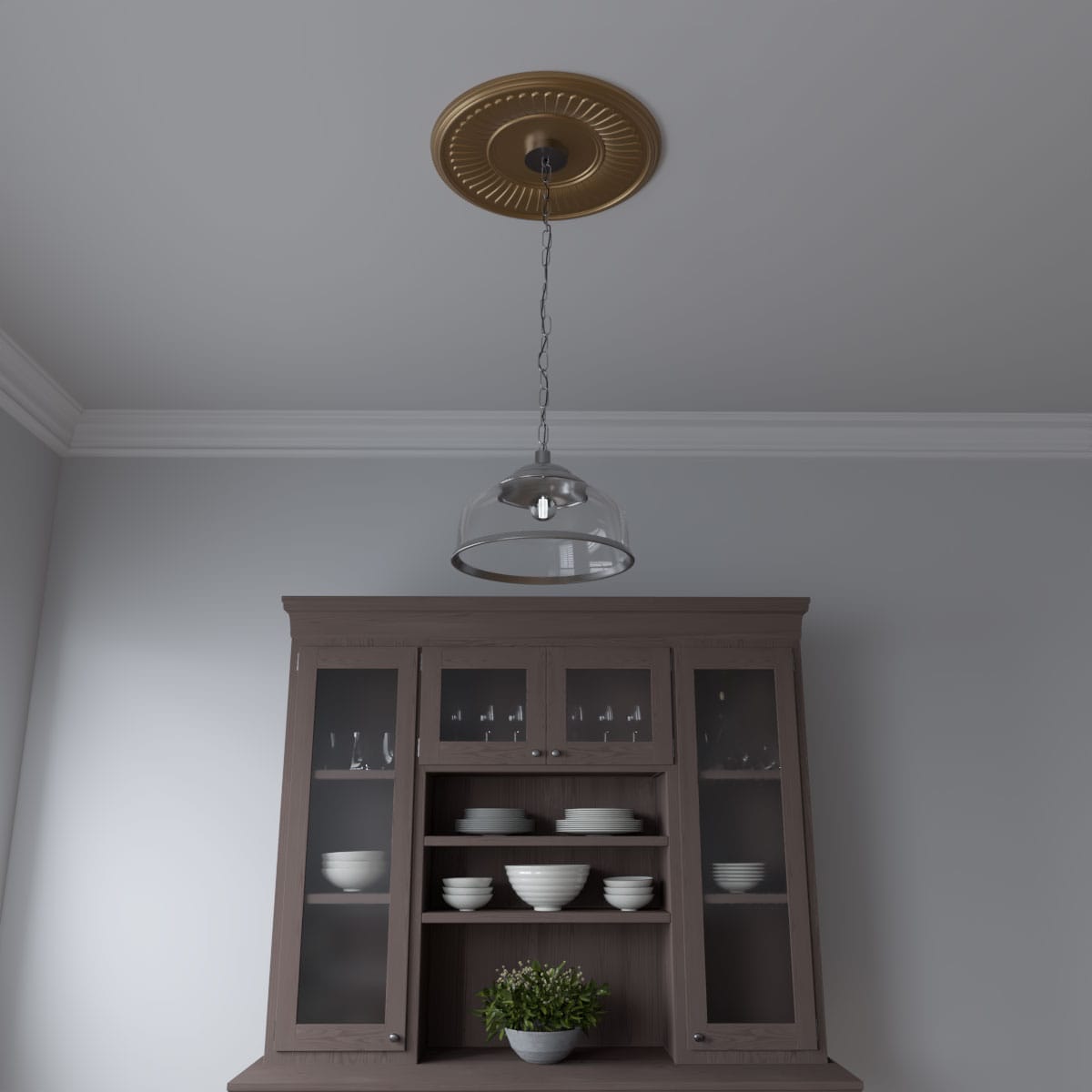 Ekena Millwork CMP19BEBGL Ceiling-Medallions - View #9