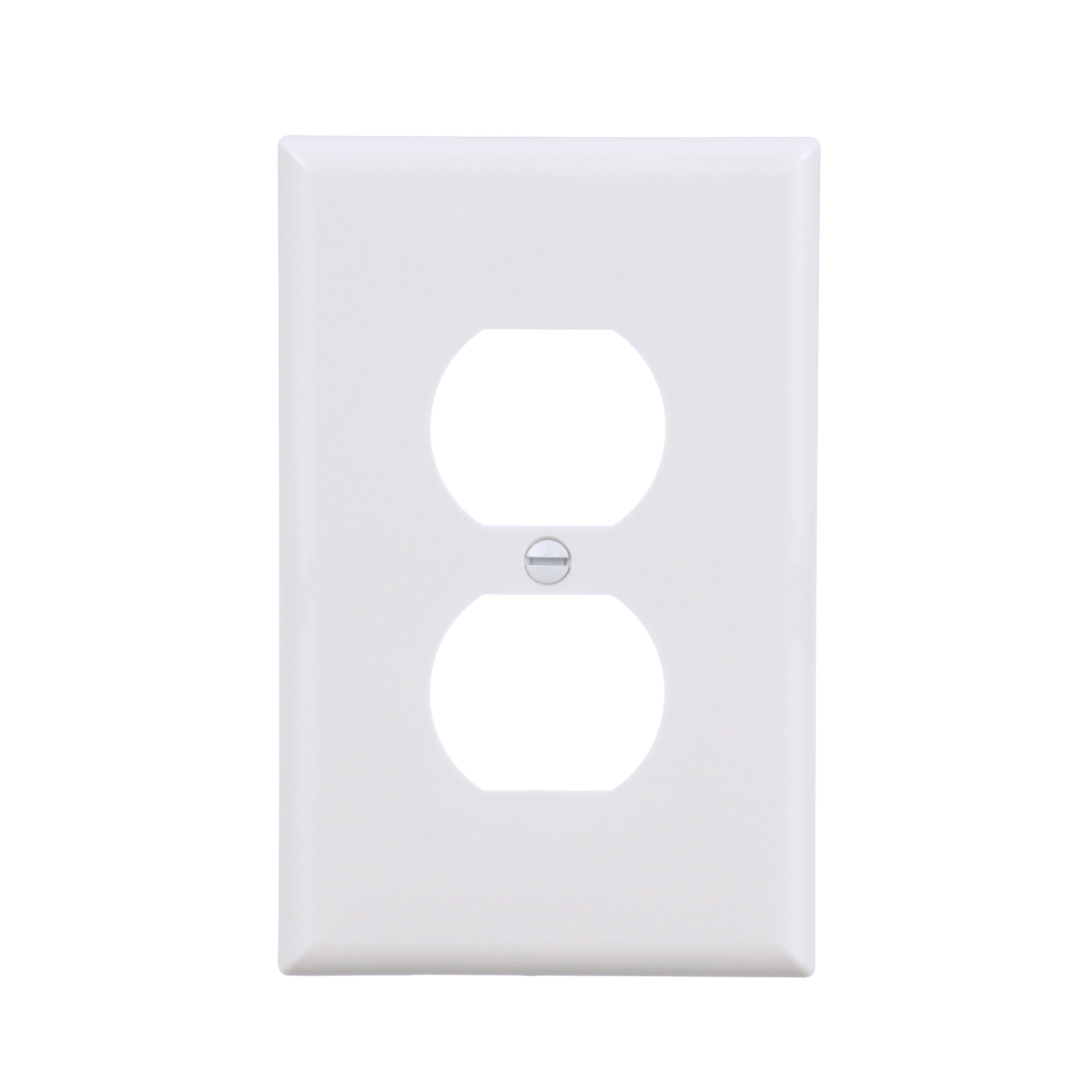 2 Cooper Commercial White Unbreakable Mid-Size 1G Blank Wallplate Covers PJ13W 