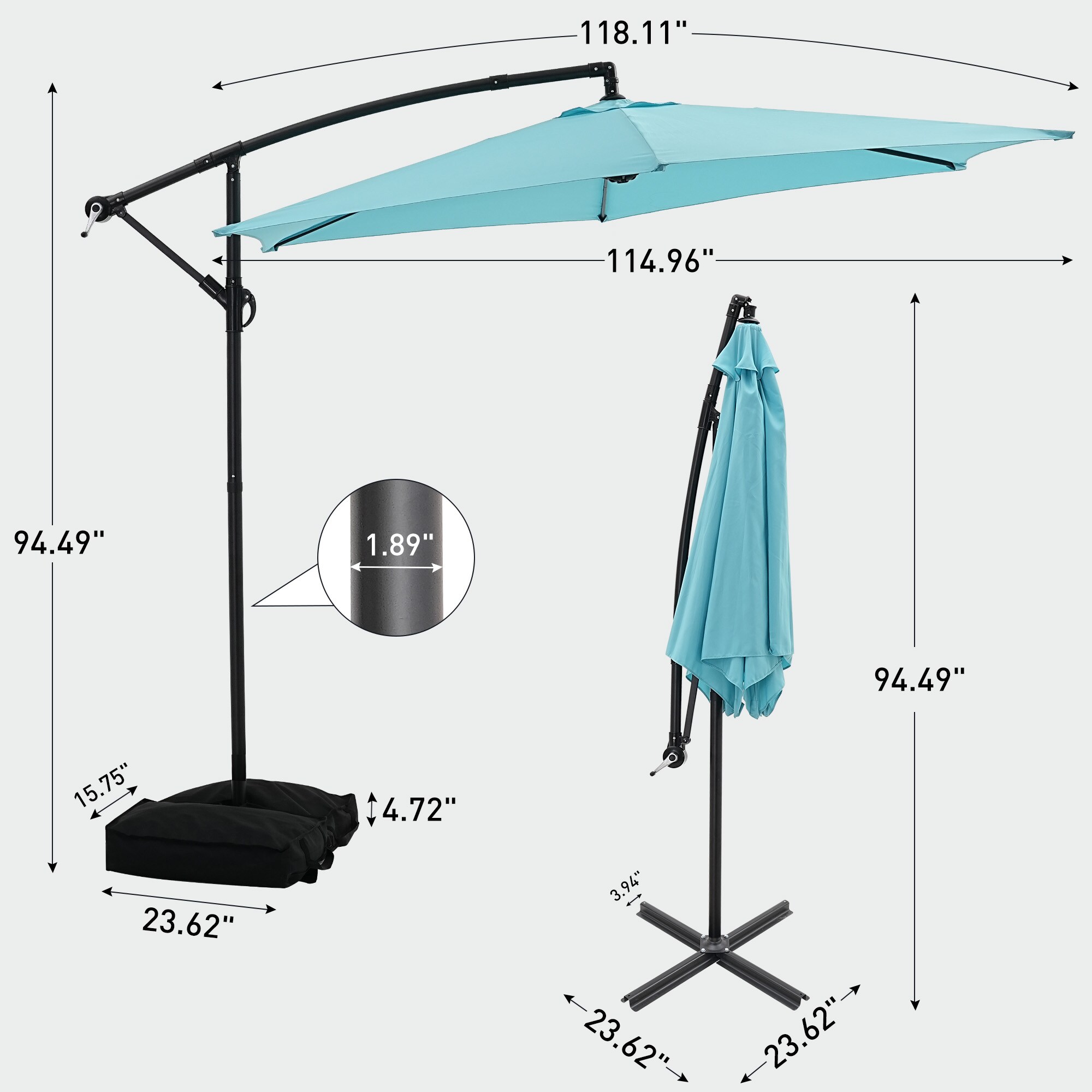 GDY 059MA-BL Umbrellas-2 - View #6