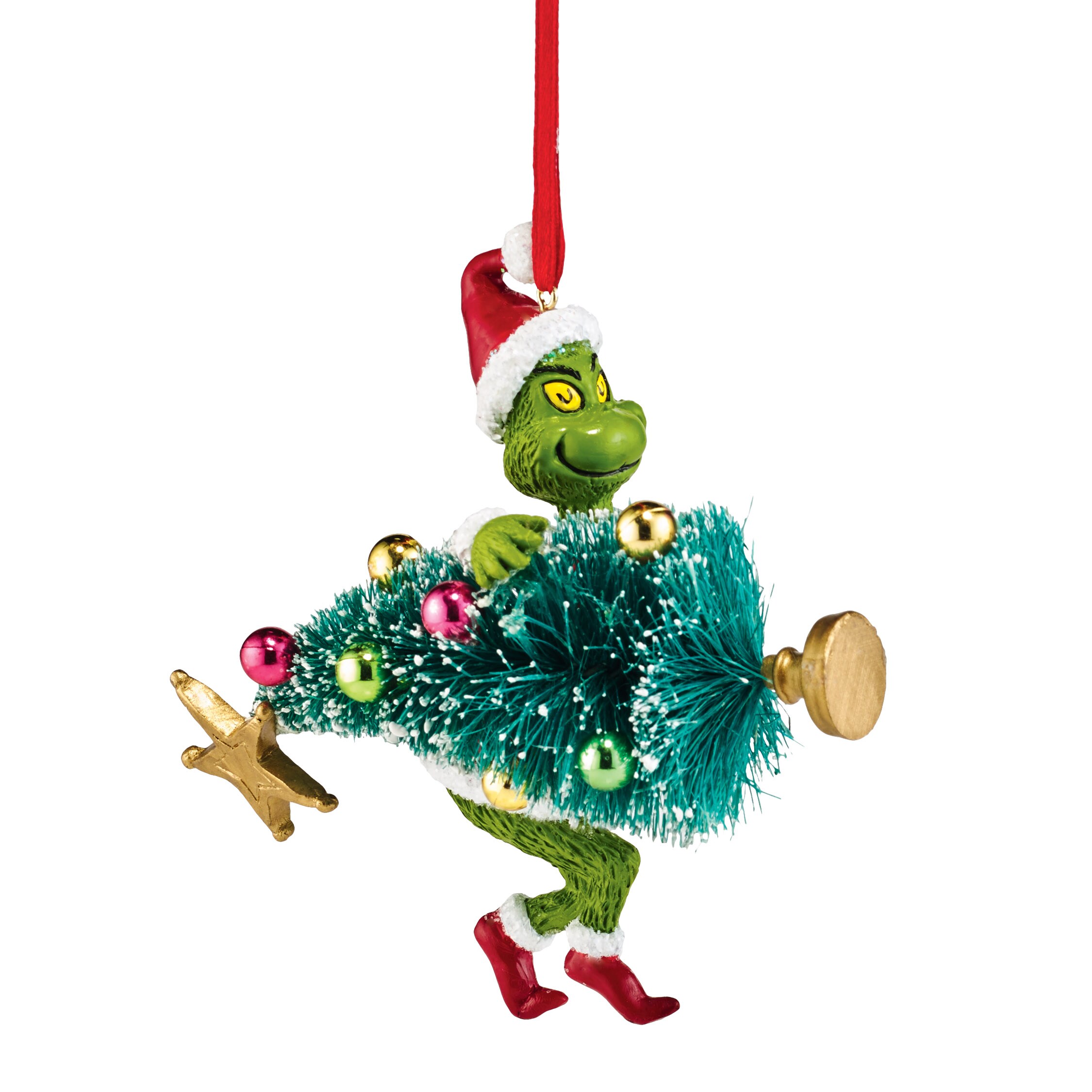 Grinch Green Plastic Indoor Ornament Shatterproof in the Christmas