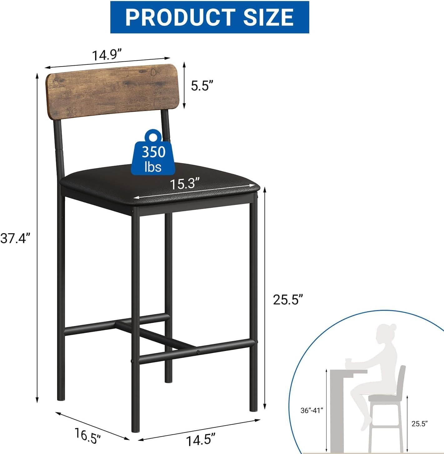 Qeetex LHF-YZ-PHO-0YDDPUBE stools - View #2