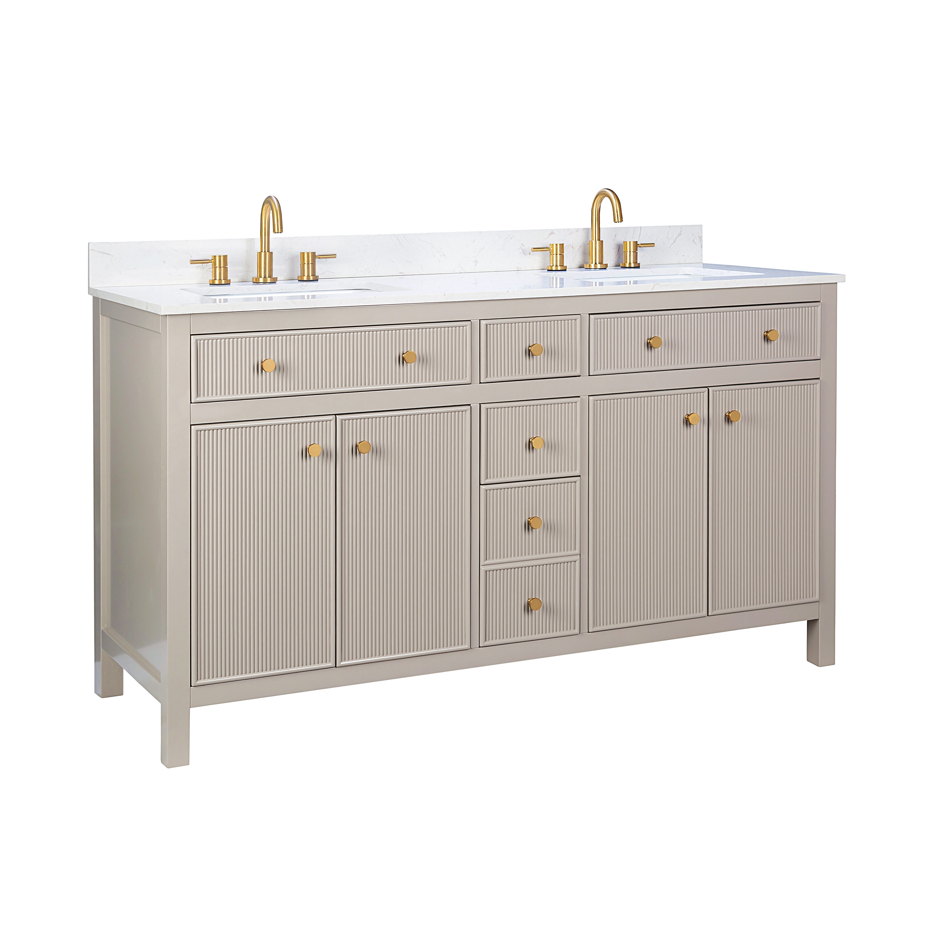 allen + roth L23011-VS60-GE Bath-Vanity-Combo - View #14