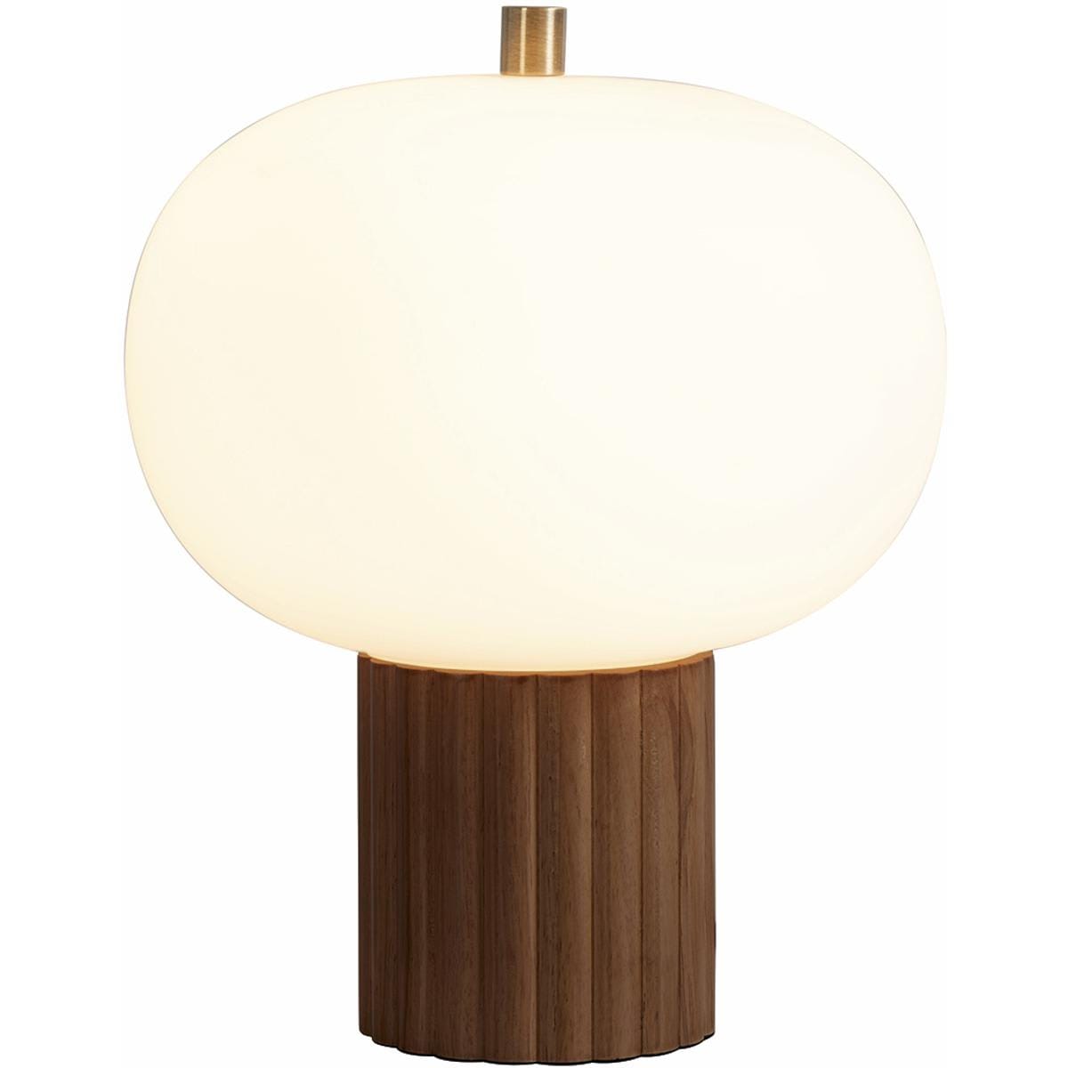 NOVA of California 2678658 1110832DW Tambo Table Lamp Dark Walnut and Weathered Brass