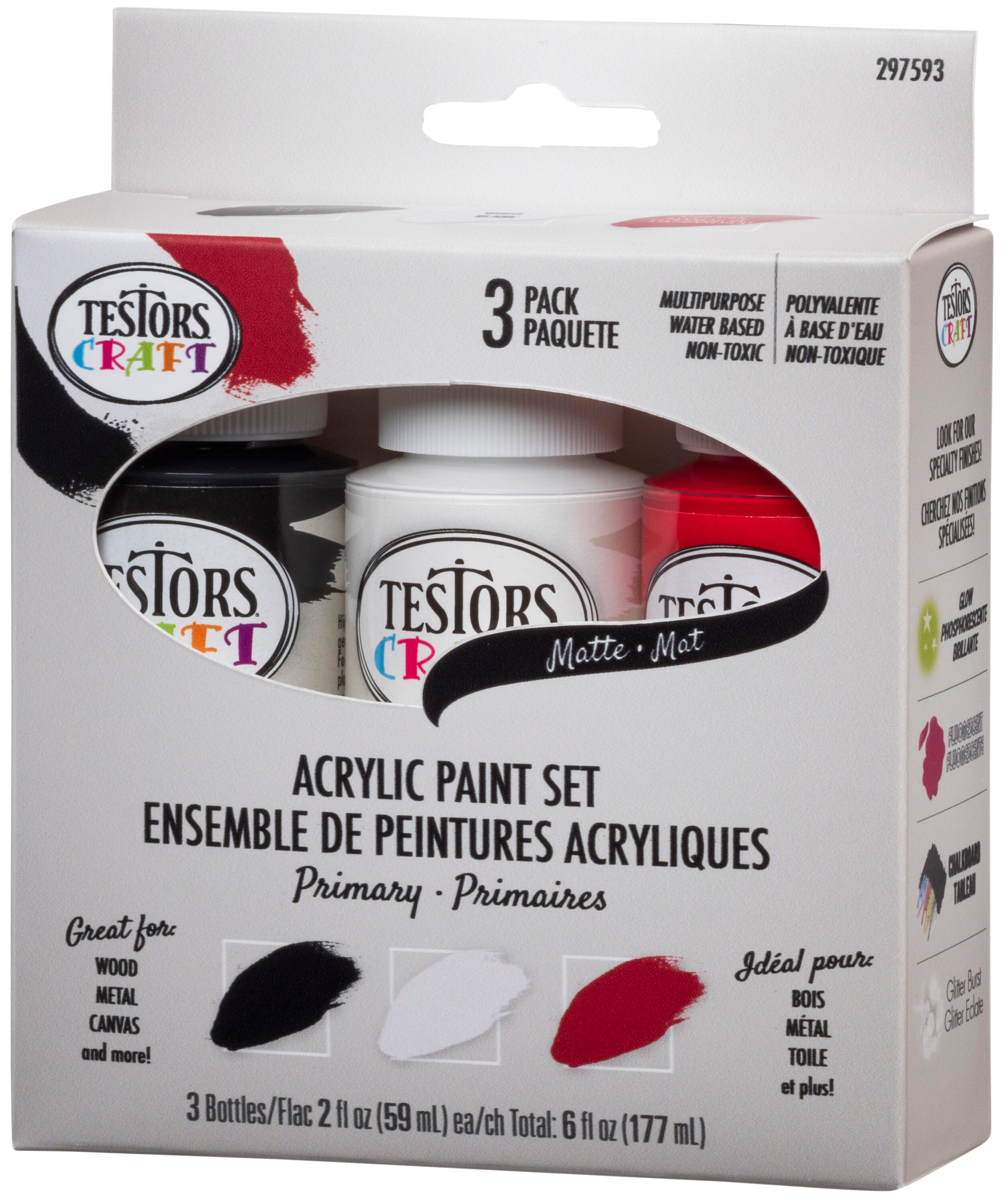 Testors Primary Color Paint Set