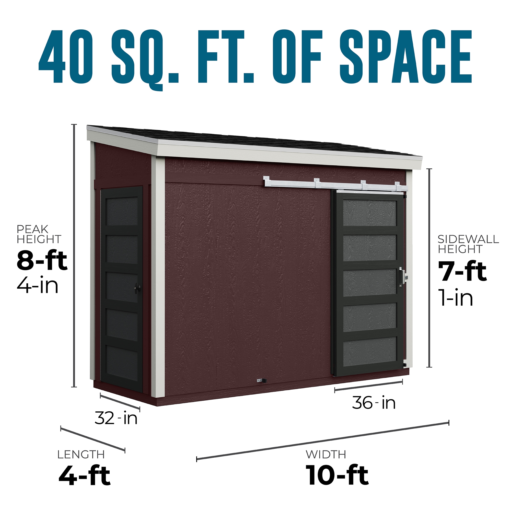 Heartland 63839-8 Wood-Storage-Buildings - View #4