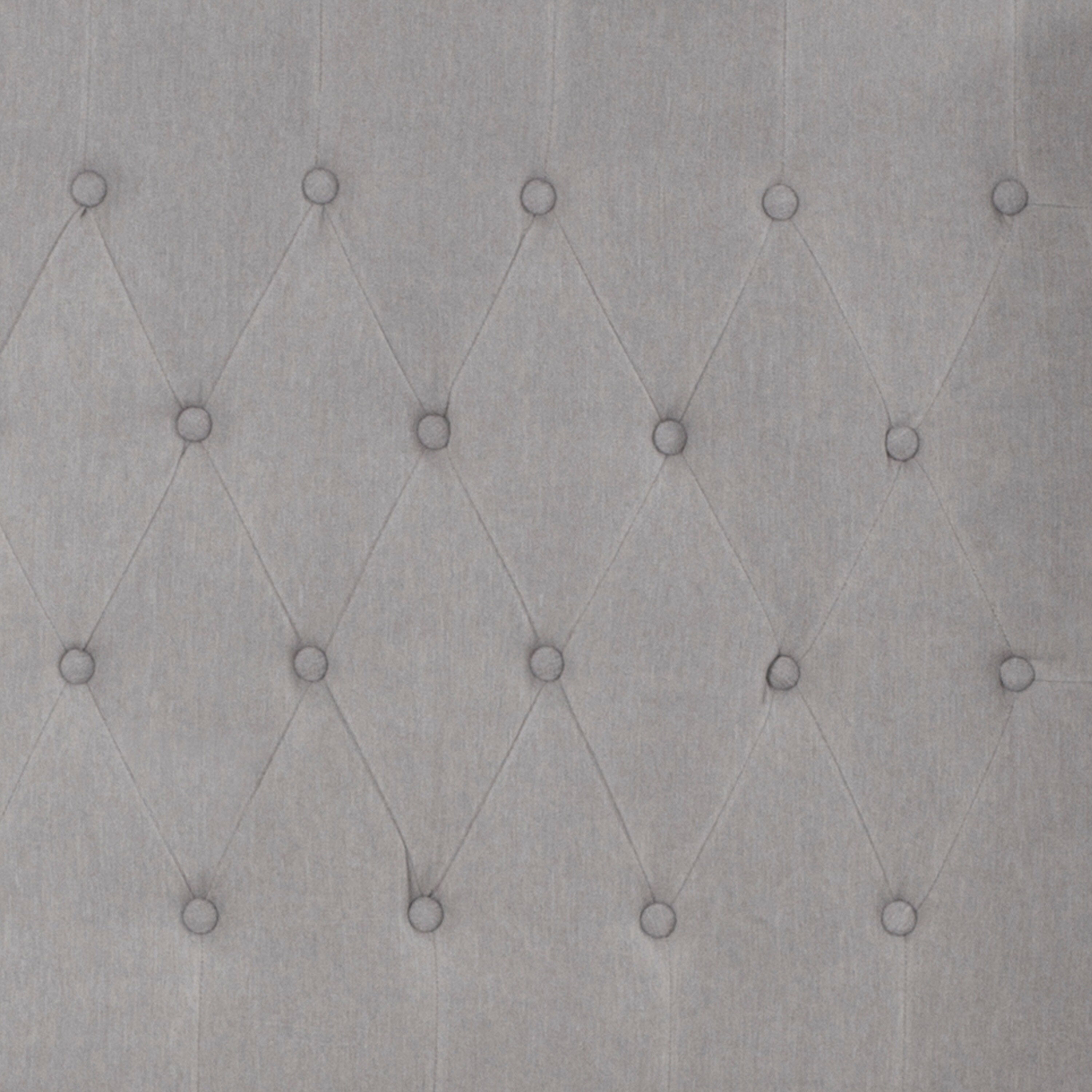 Riverdale Light Gray Full-Size Tufted Nailhead Trim Upholstered Bed