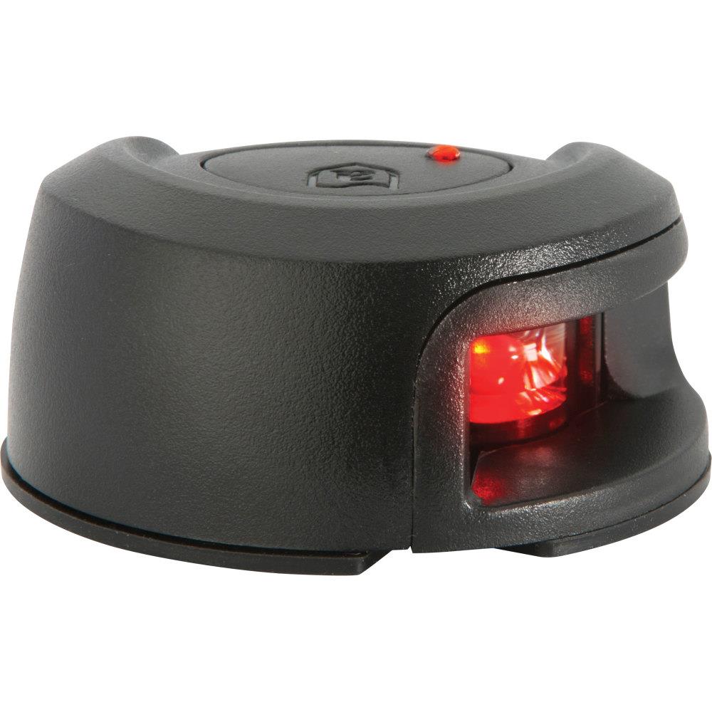 Attwood NV2012PBR-7 LED Navigation Bi-Color Light Port Black