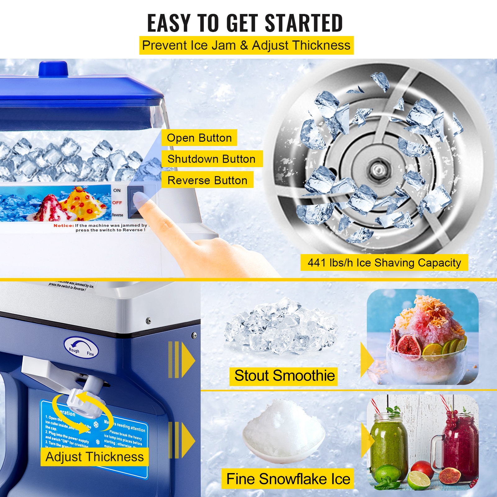 VEVOR PBJBY-18800000001V1 Frozen-Drink-Makers - View #8