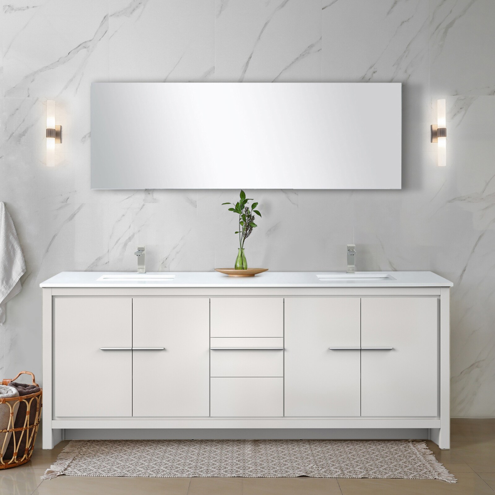 Lexora LVSCSH80DW300 Bath-Vanity-Combo - View #7