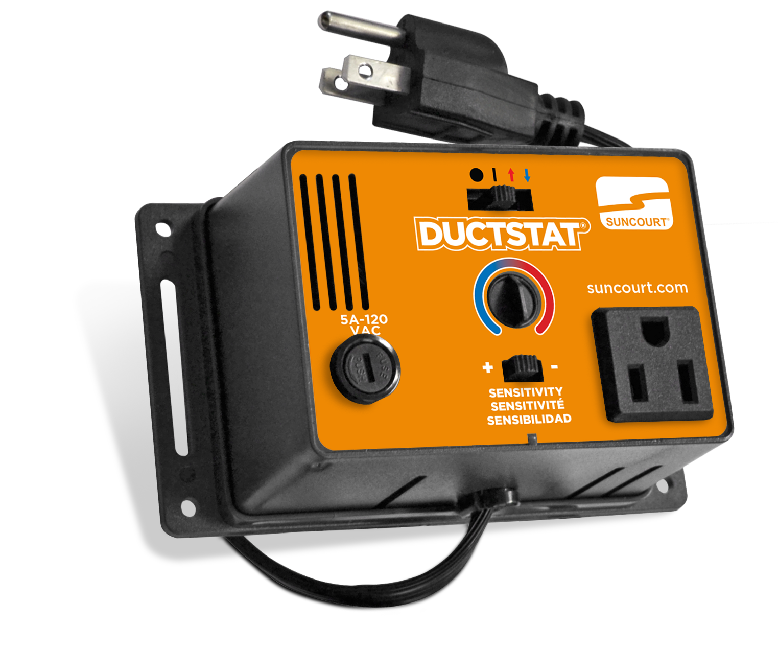 DuctStat 120-Volt Mechanical Non-Programmable Thermostat in the  Non-Programmable Thermostats department at