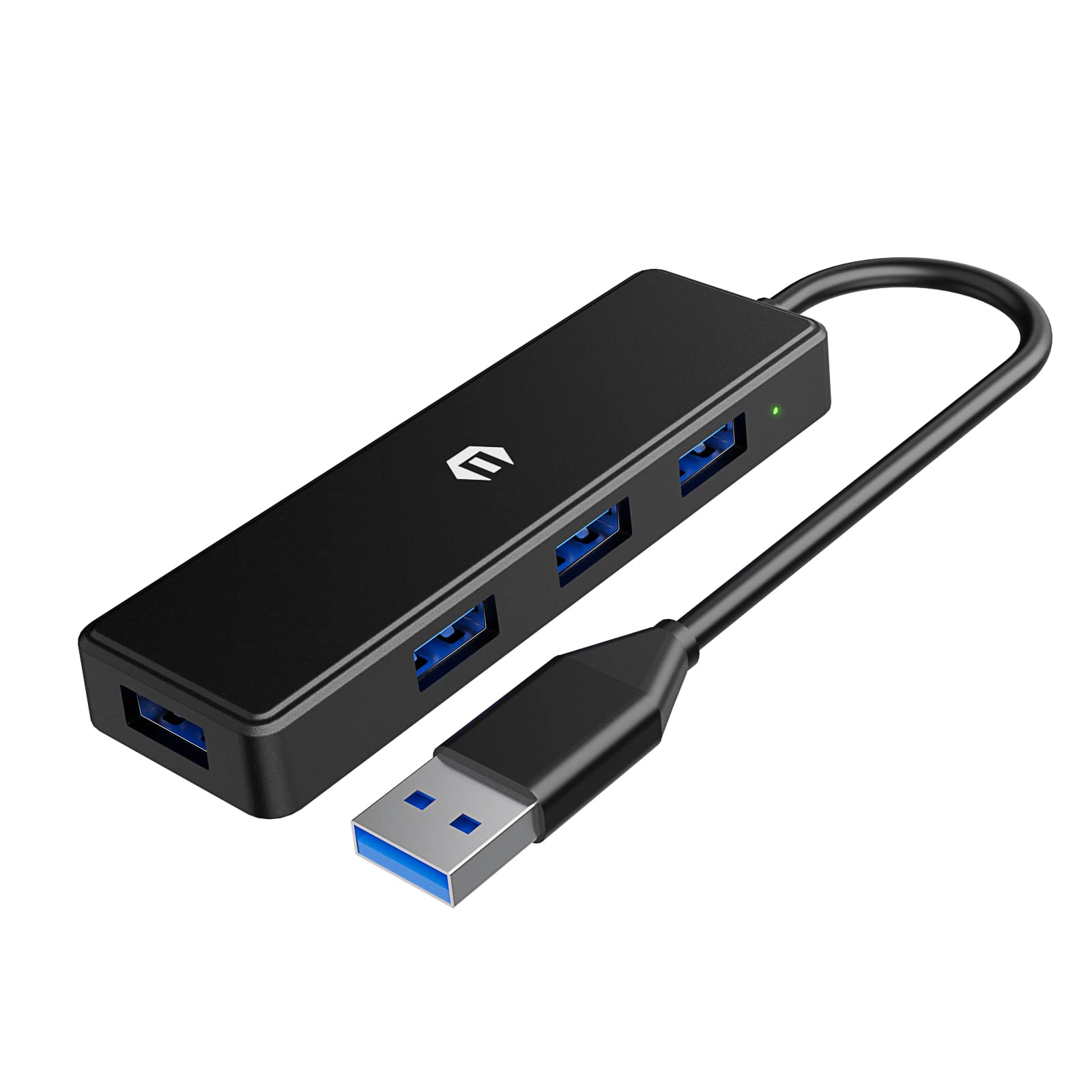 OBERSTER 4 Port USB 3.0 Hub Compatible with laptops Xbox consoles flash drives gaming consoles hard drives printers cameras keyboards mice and other devices