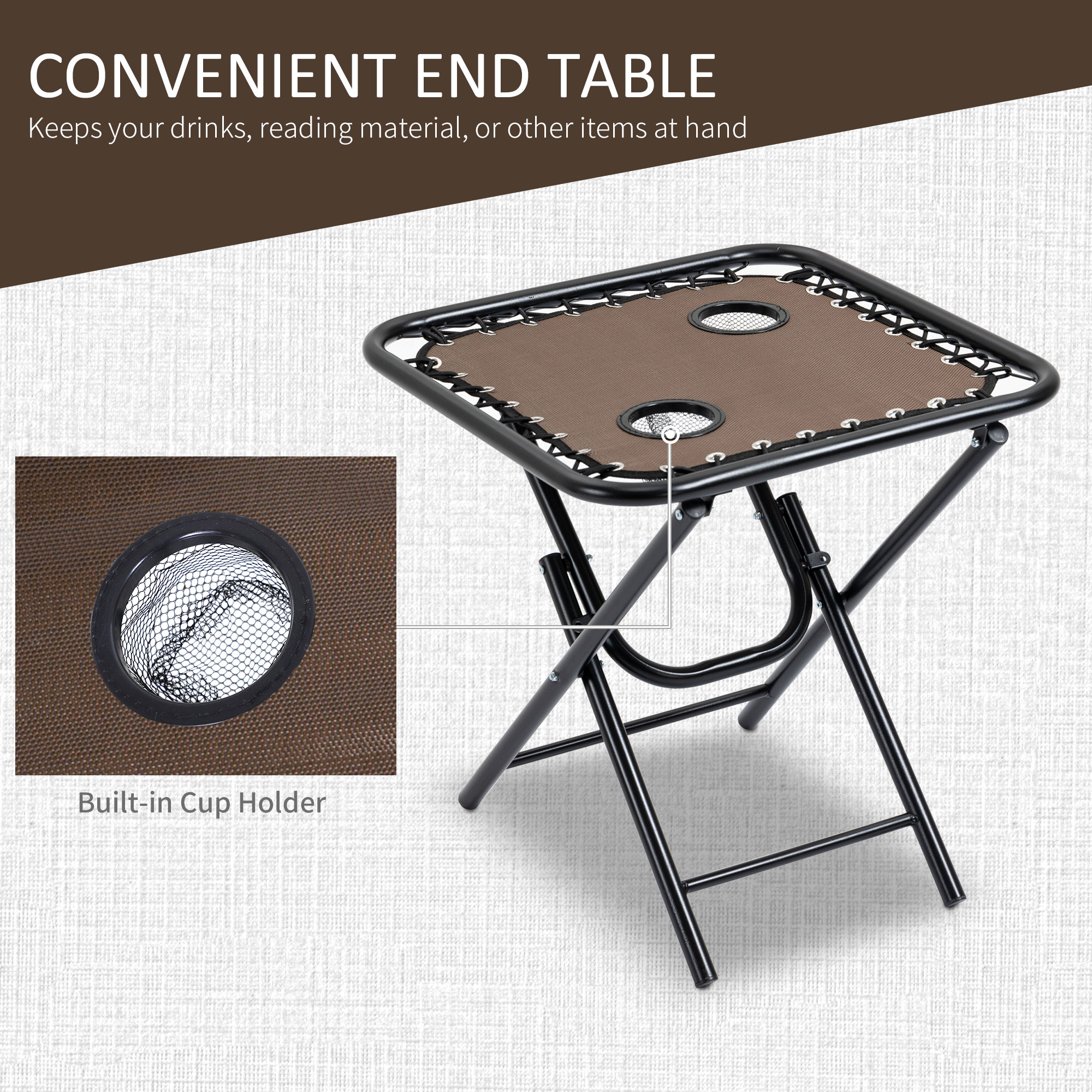 Outsunny 84B-801BN Chaises-Settees - View #5