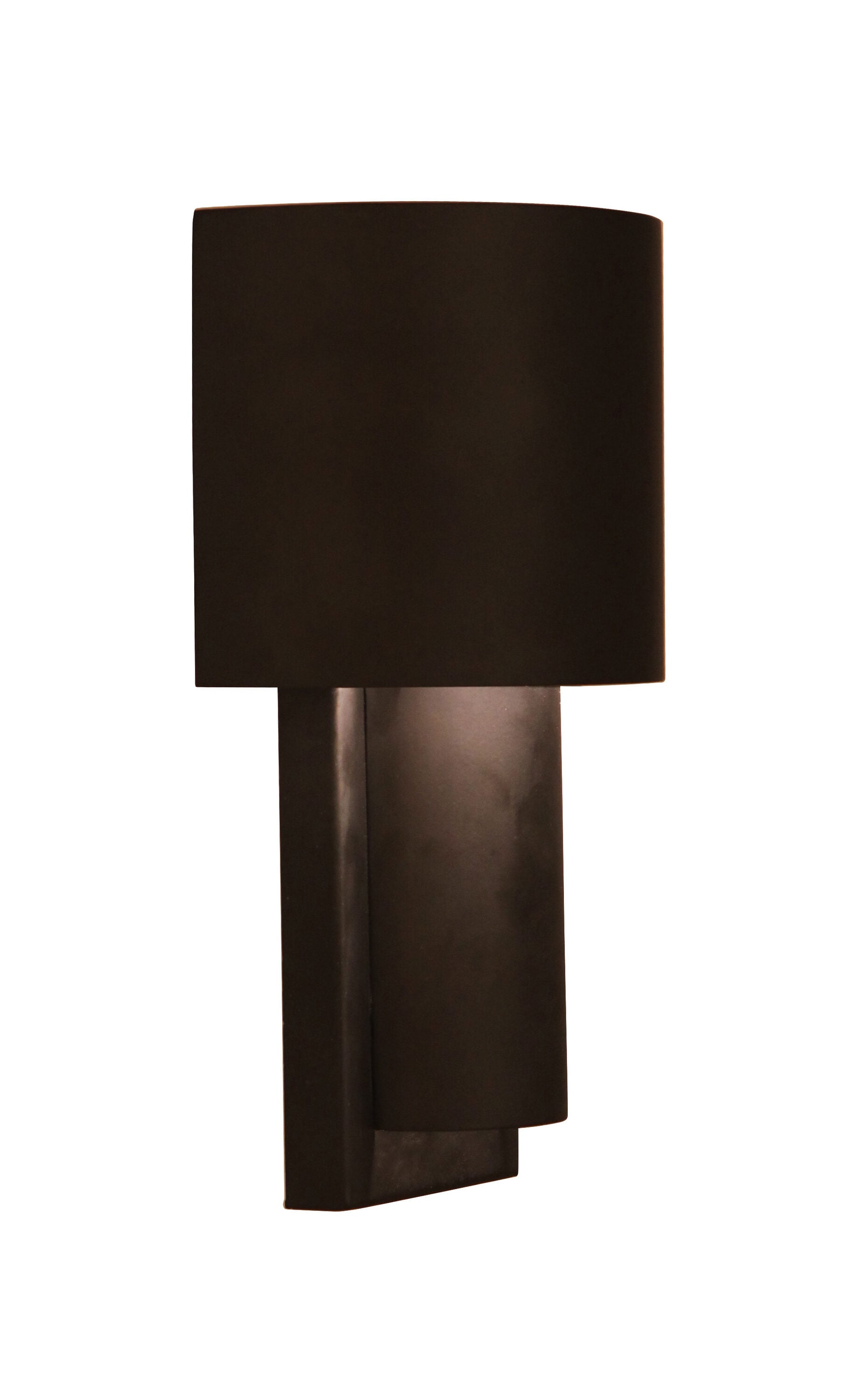 Midnight Black Aluminum Dimmable LED Wall Sconce
