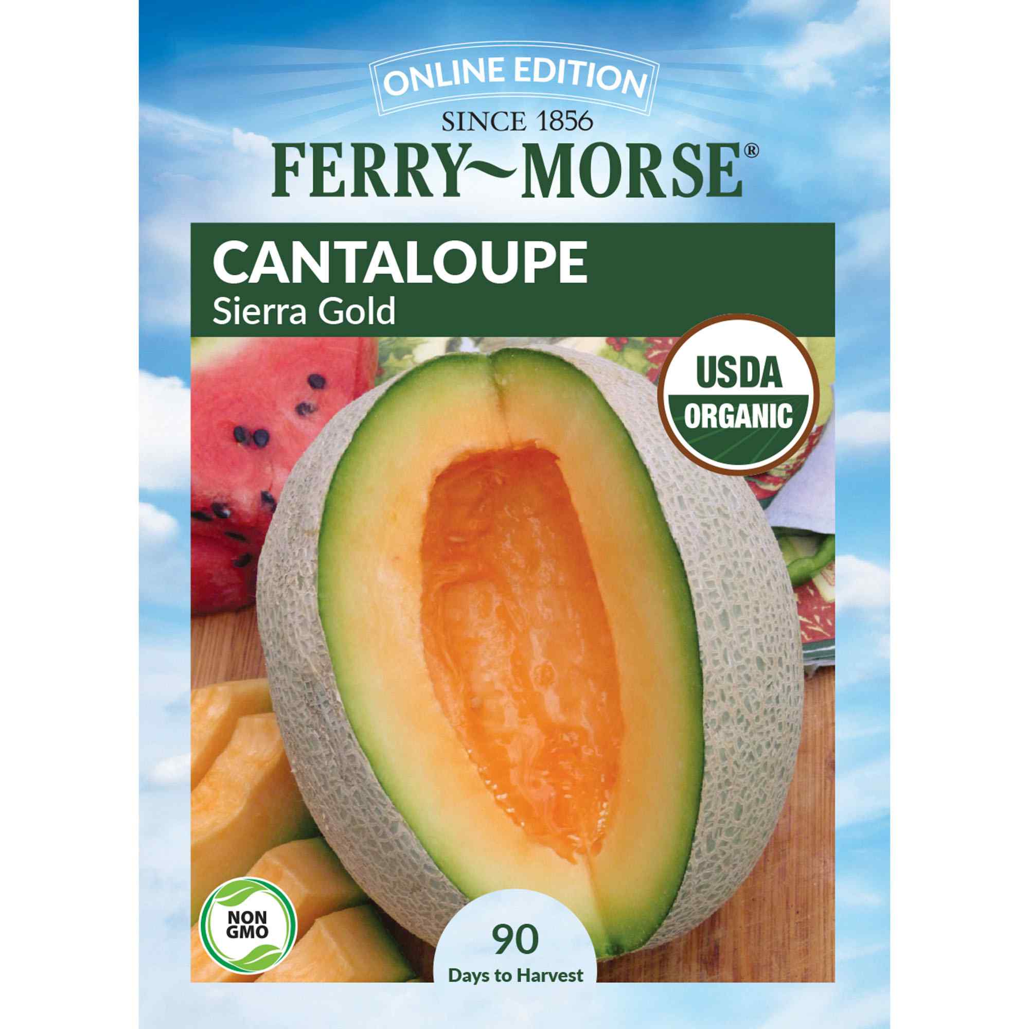Ferry-Morse LC25.0790 Organic Cantaloupe Seeds 2.1 Gram(s)