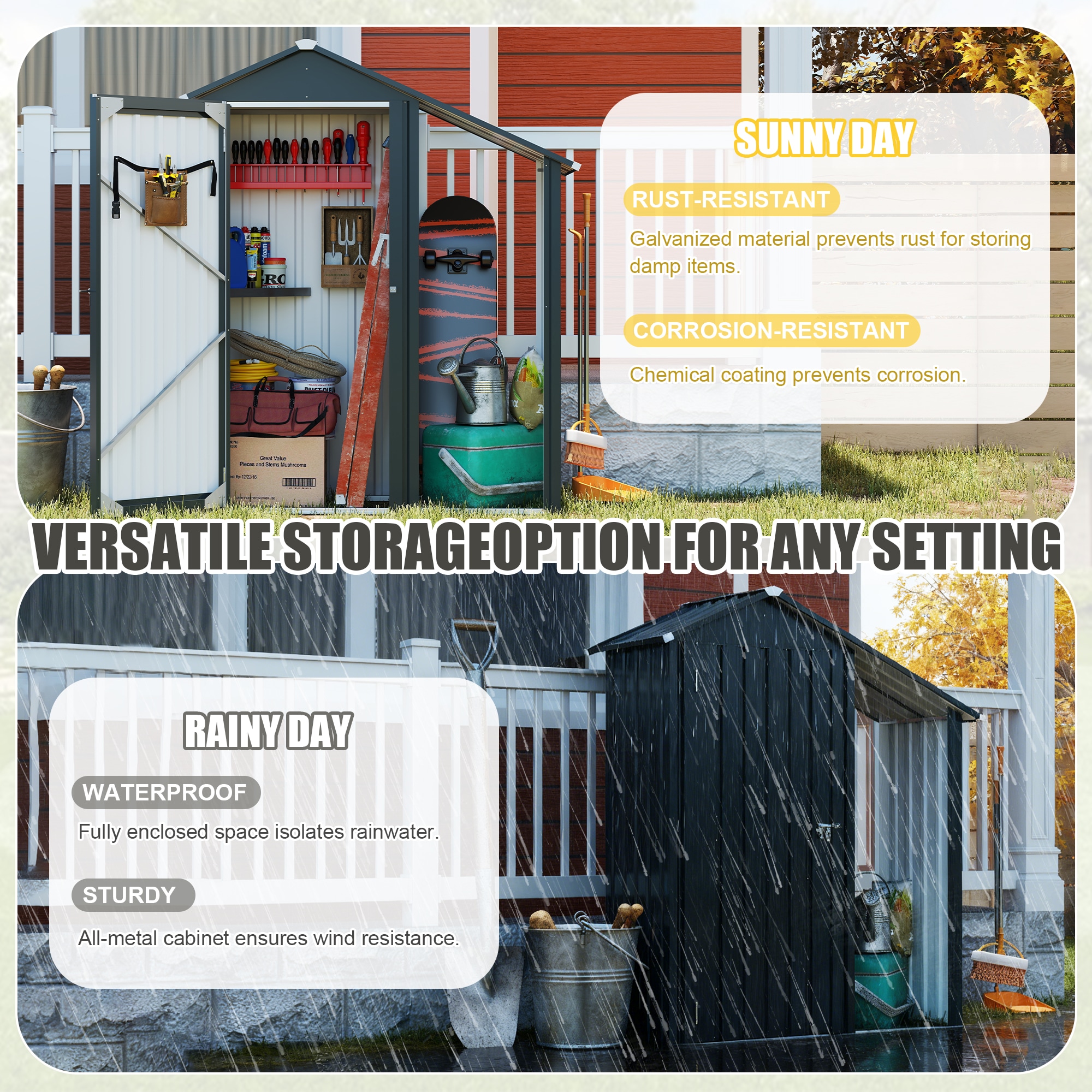Mondawe MO-CP-83839 Metal-Storage-Buildings-Sheds - View #5