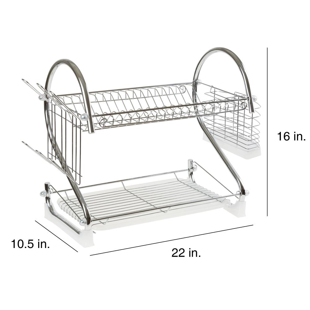 Hastings Home 1-Tier 22-in Plastic Drying Rack at