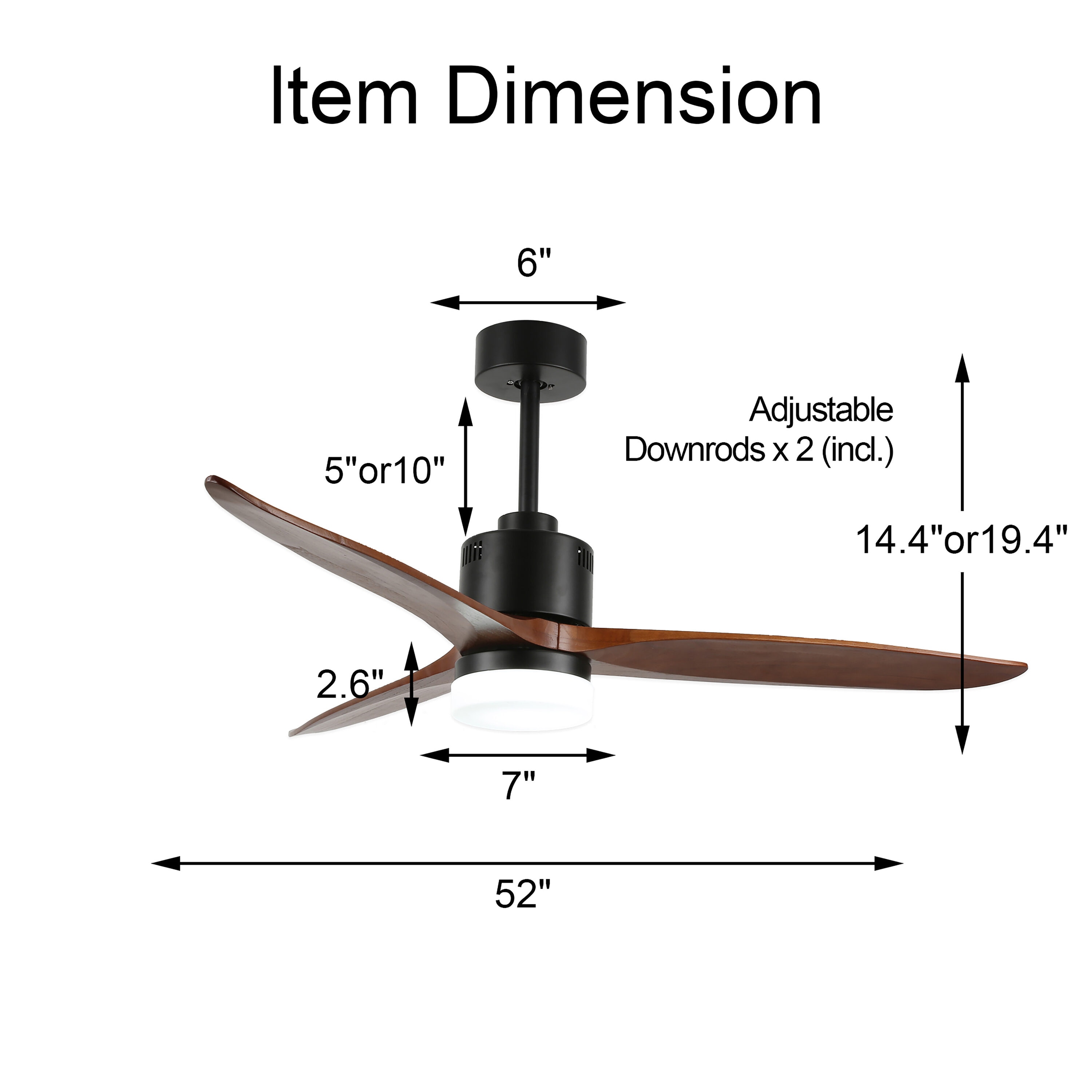 Oaks Decor DC5203 Ceiling-Fans - View #12