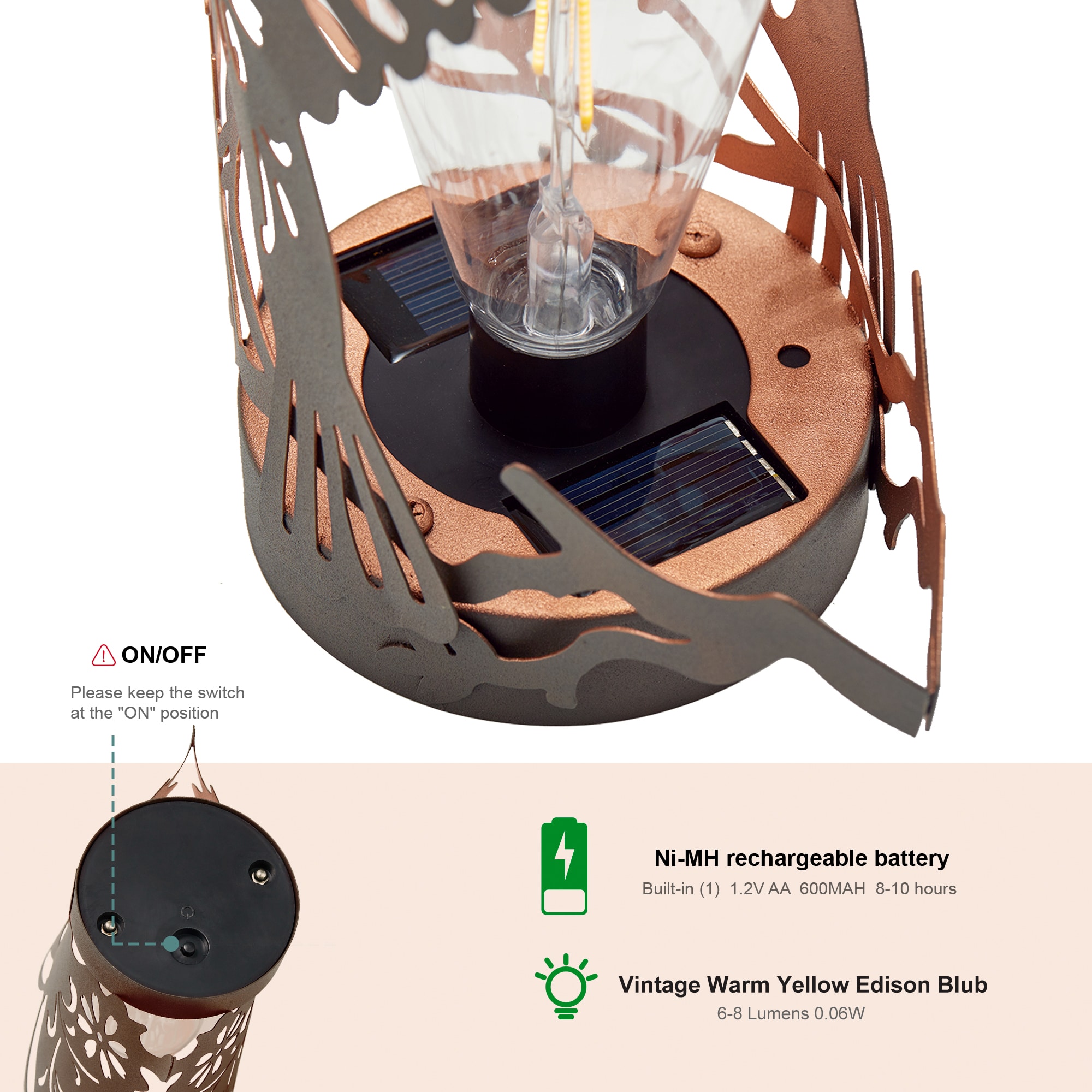 Glitzhome 2023300065 Outdoor-Decorative-Lanterns - View #7