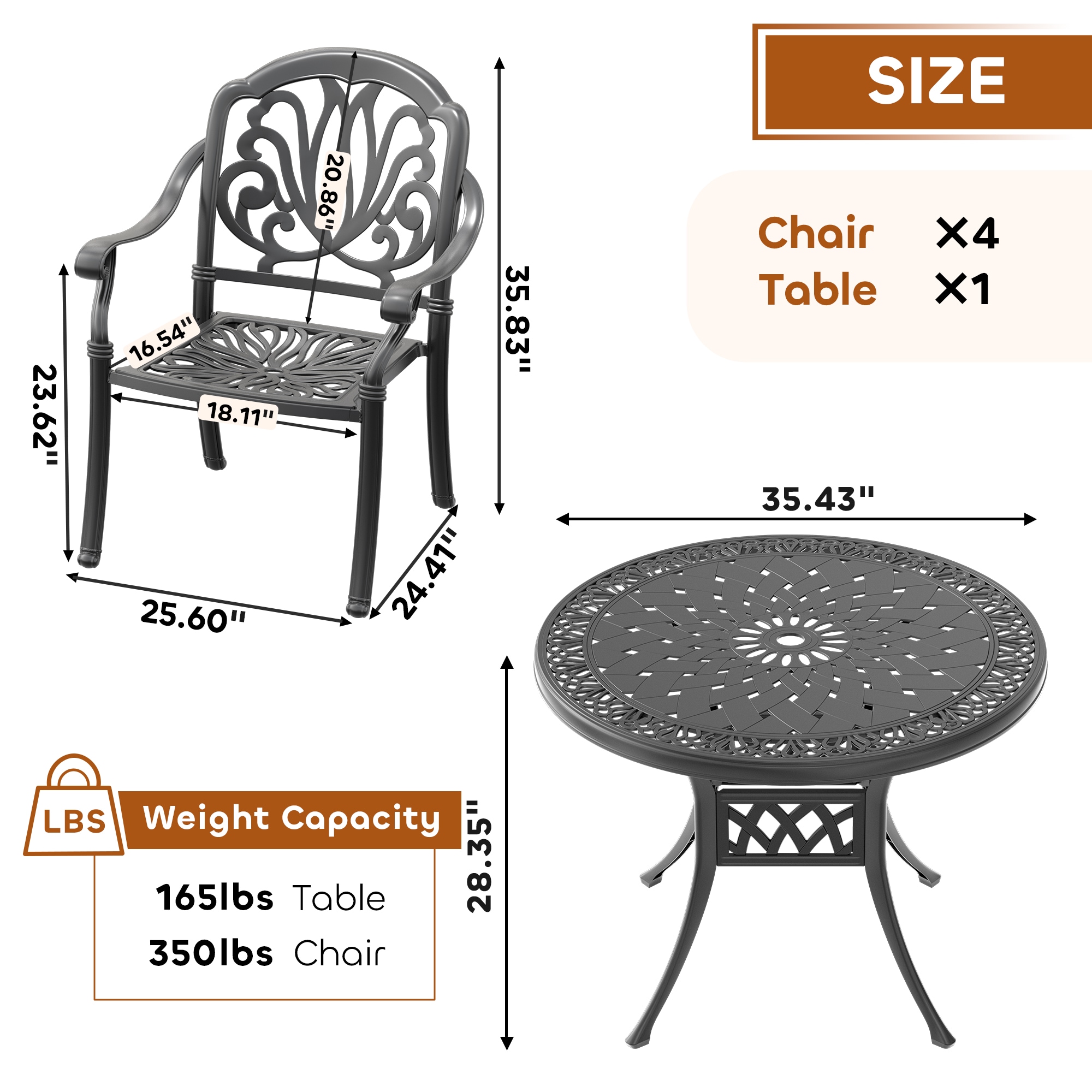nicesure SLBK6002CZ4A1172RC Patio-Dining-Sets - View #9