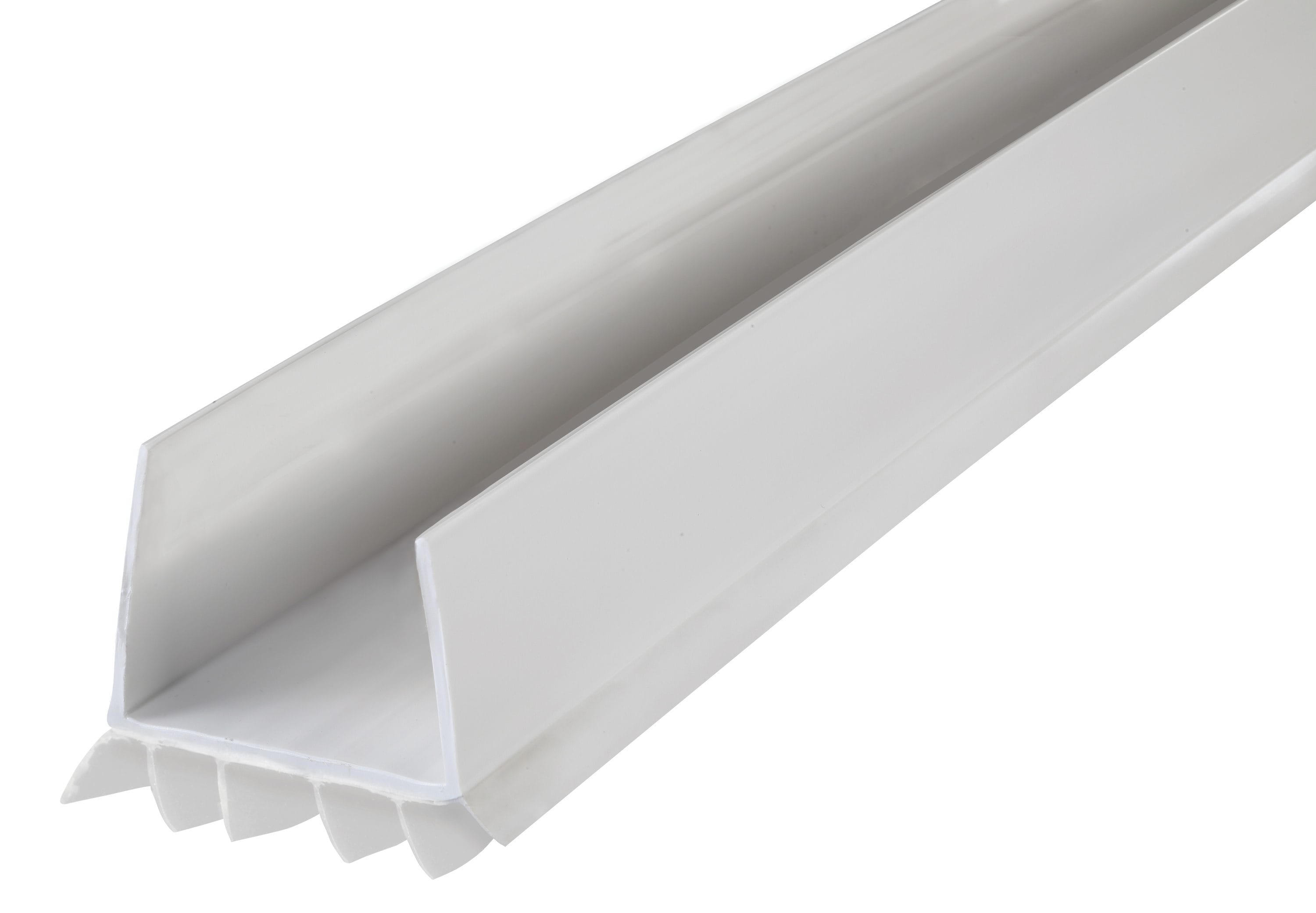 M-D 3-ft x 1-3/4-in White Cinch Slide-on Vinyl Door Weatherstrip