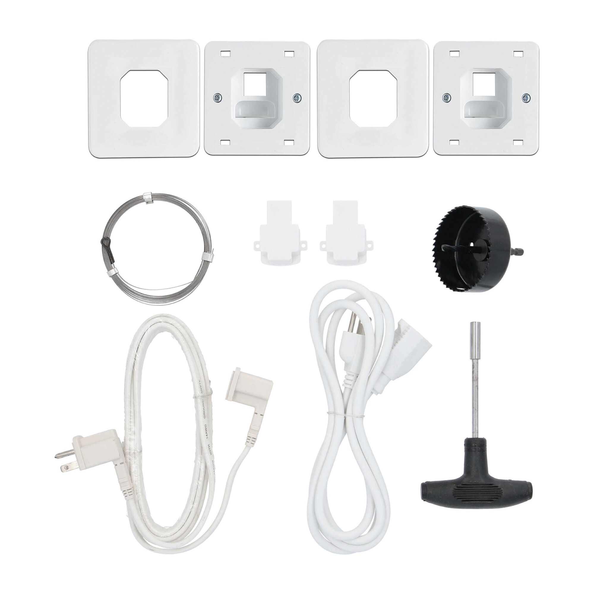 Helios ETHHSPWRLOC01  Single-outlet Power Relocation Kit For Tv Installation, Hs-pwrloc01