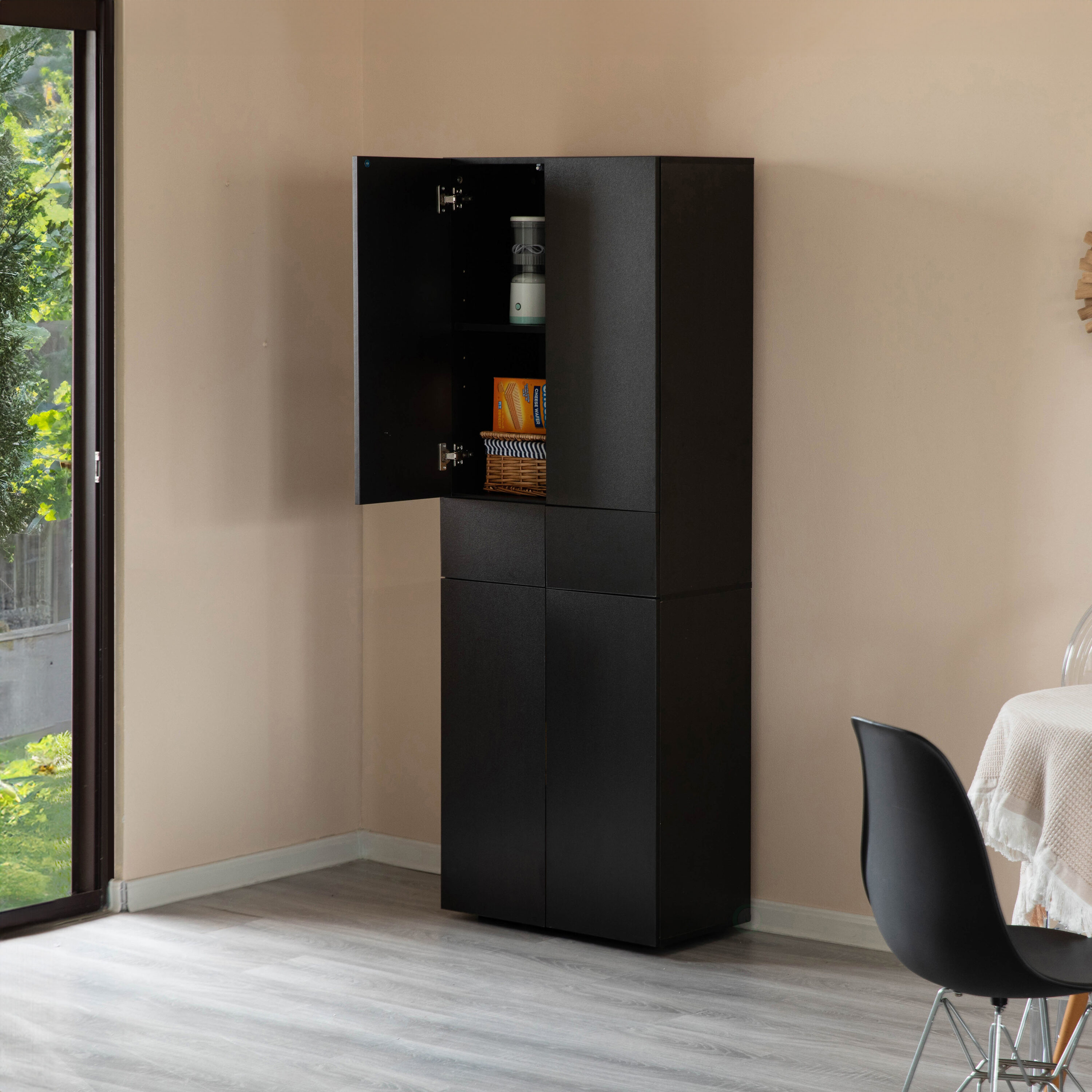 Basicwise QI004696.BK Dining-Kitchen-Storarge - View #3