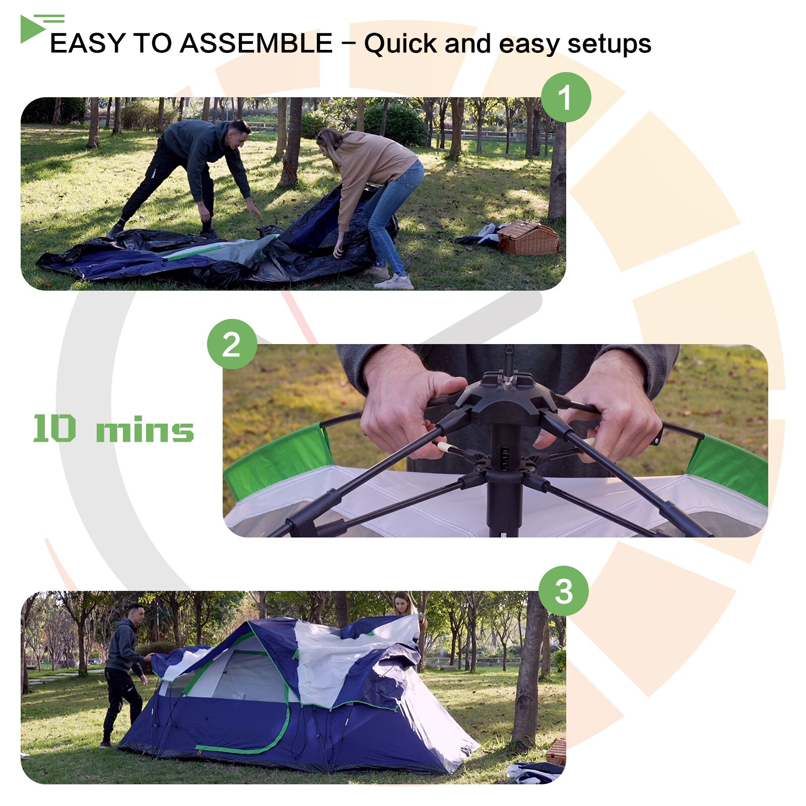 GARSING MAN-AUTODO-F-6P-GWR tents - View #4