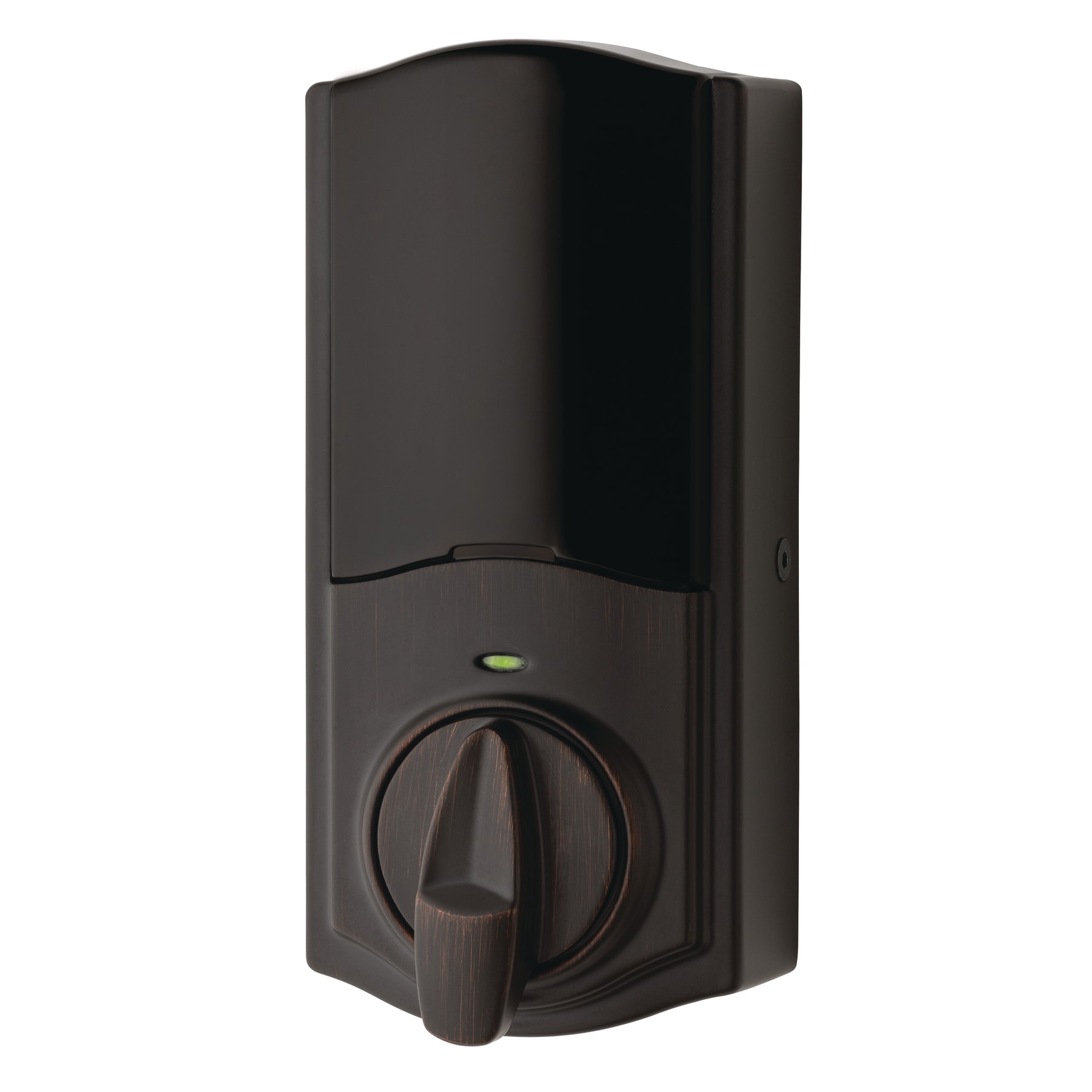 Kwikset 99140-140 Convert Venetian Bronze Smart Lock Electronic Deadbolt with Wifi Bluetooth No keypad