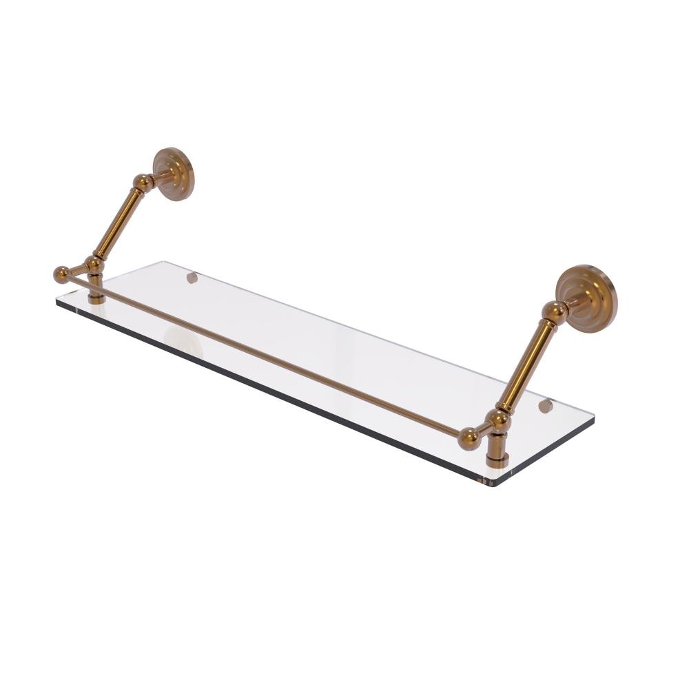 Allied Brass PQN-1-30-GAL-BBR Prestige Que New Brushed Bronze Wall mount Bathroom Shelf ( 30-in x 8-in x 8-in )