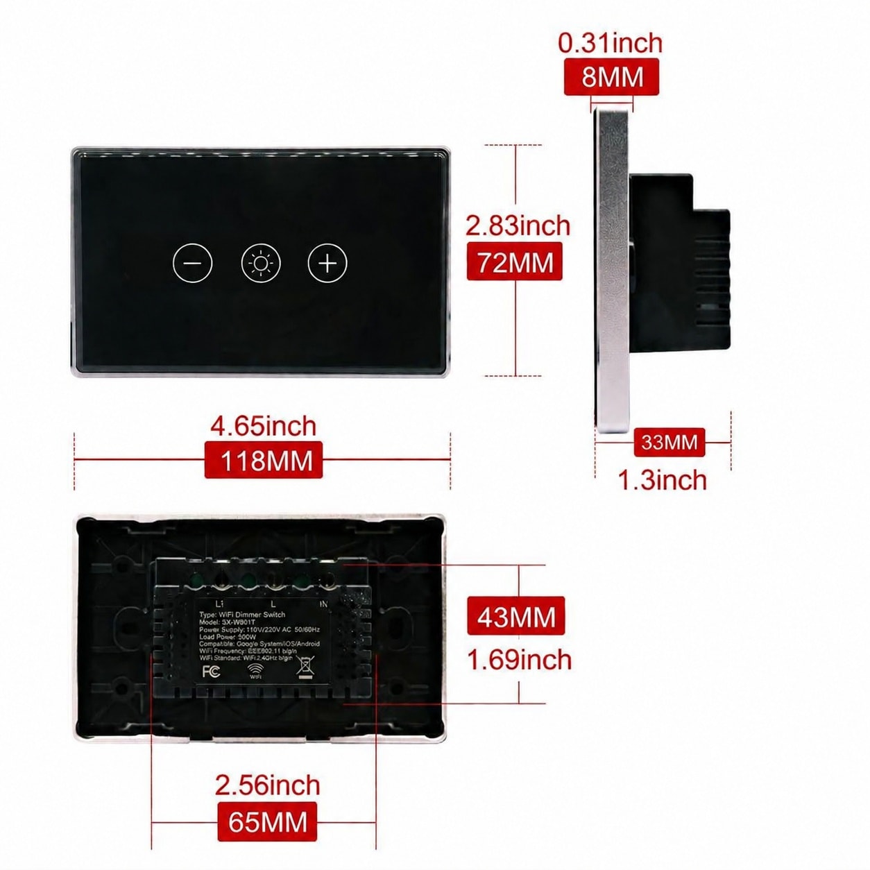 AKSCYZM LAK0716K082 Light-Dimmers - View #2