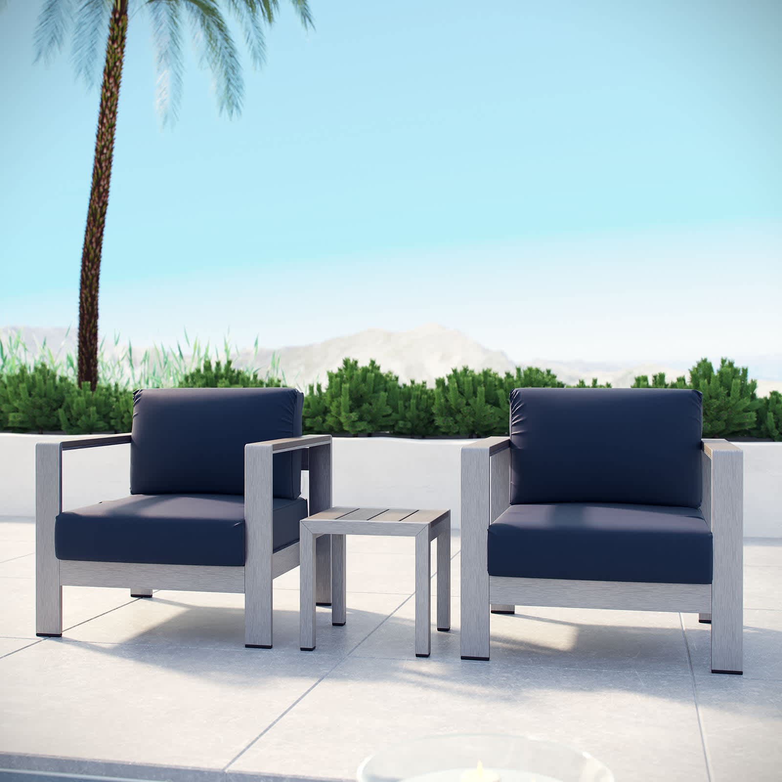 Modway EEI-2599-SLV-NAV Patio-Conversation-Sets - View #2