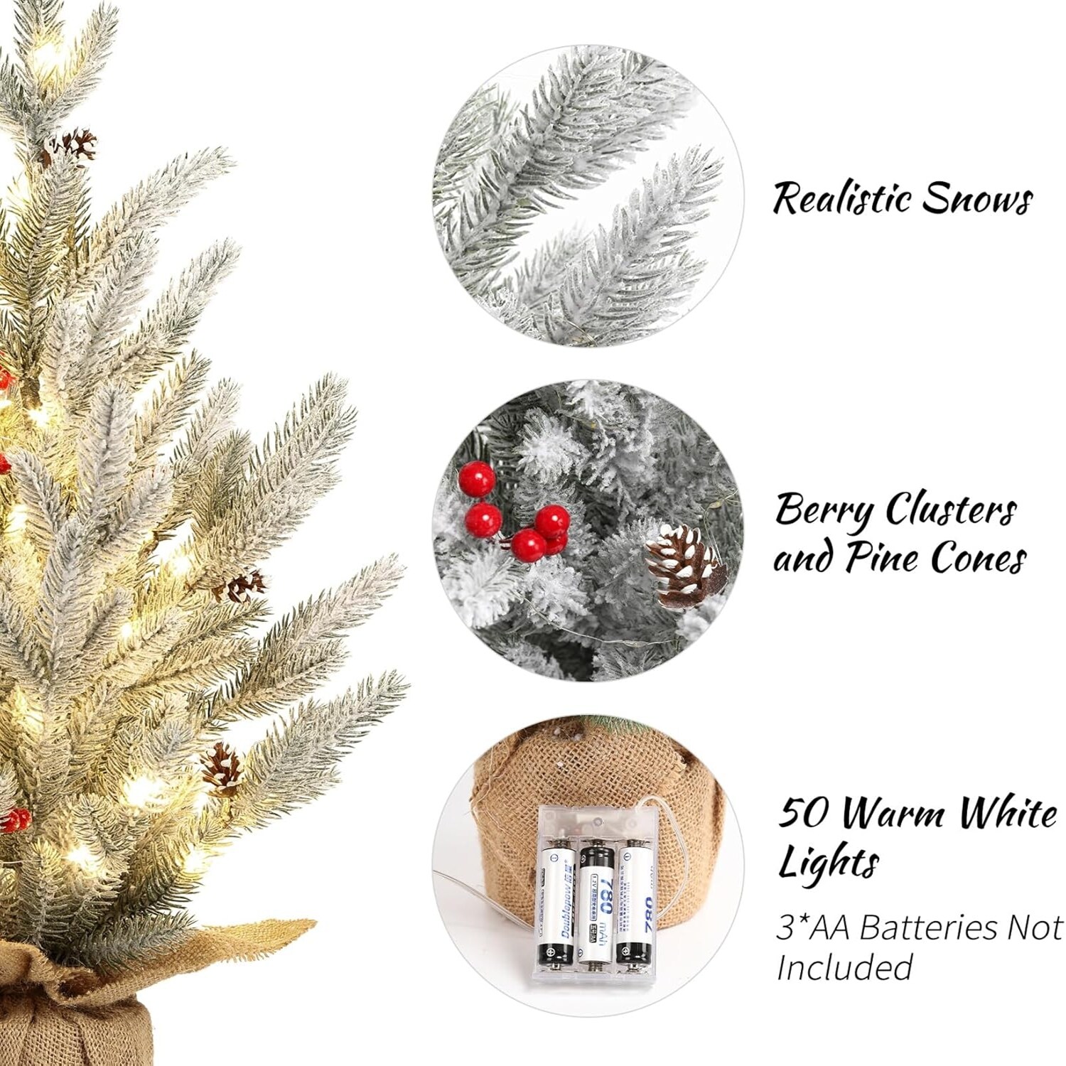 Garvee LSCD-QH-PHO-0VIVXR3C Artificial-Christmas-Garland - View #5