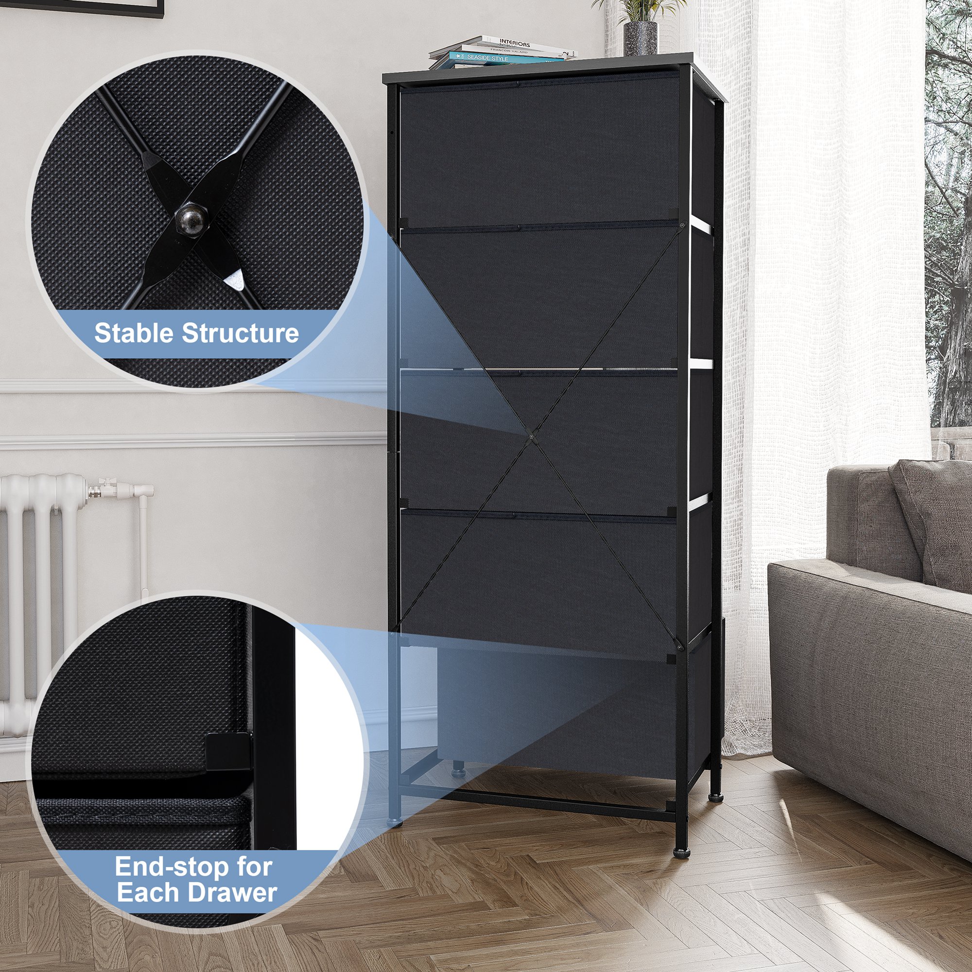 CloudFly CL-HD003BLK dressers - View #3