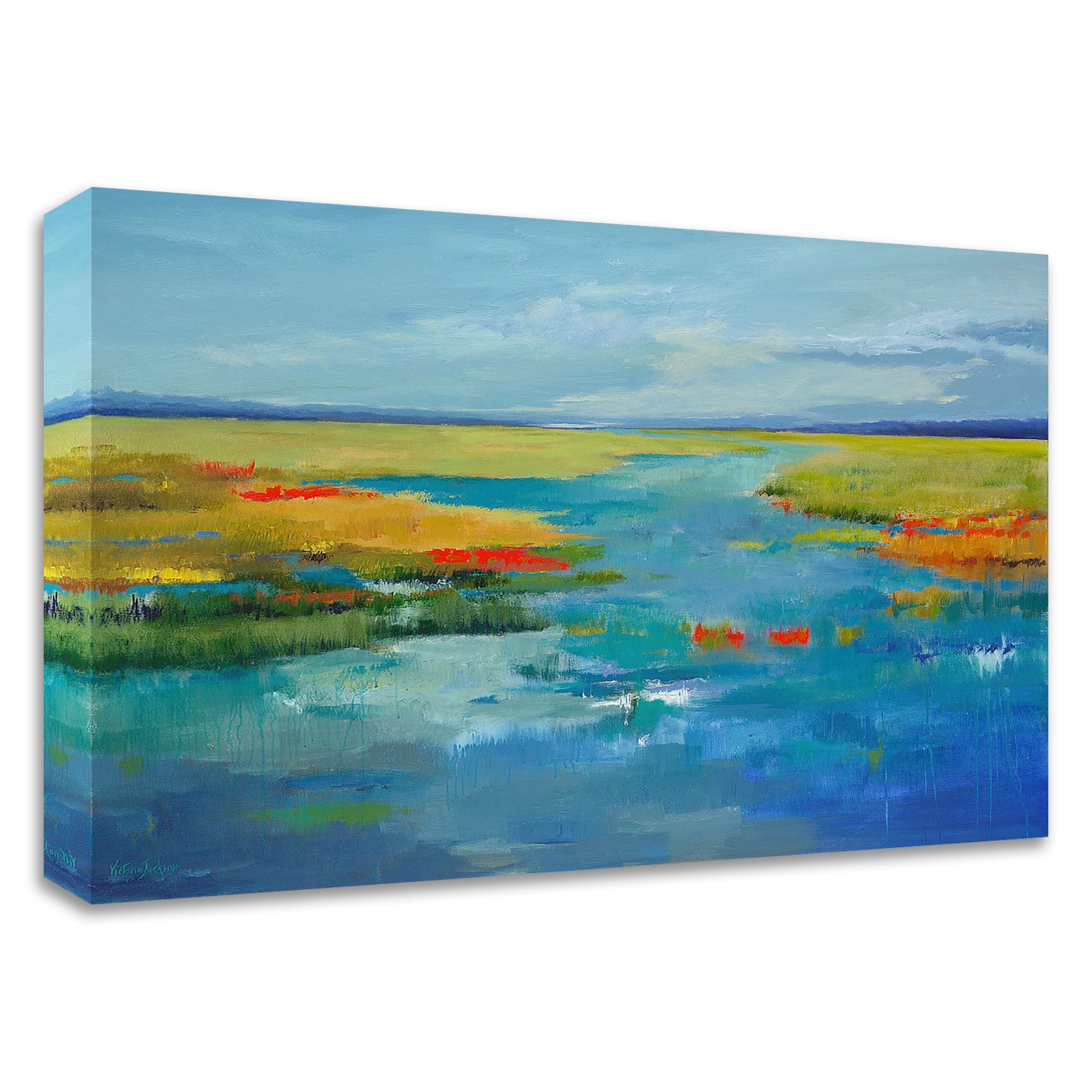 Tangletown Fine Art 8J369DC-1714 Come Away with Me Victoria Jackson 14-in H x 17-in W Landscape Print on Canvas