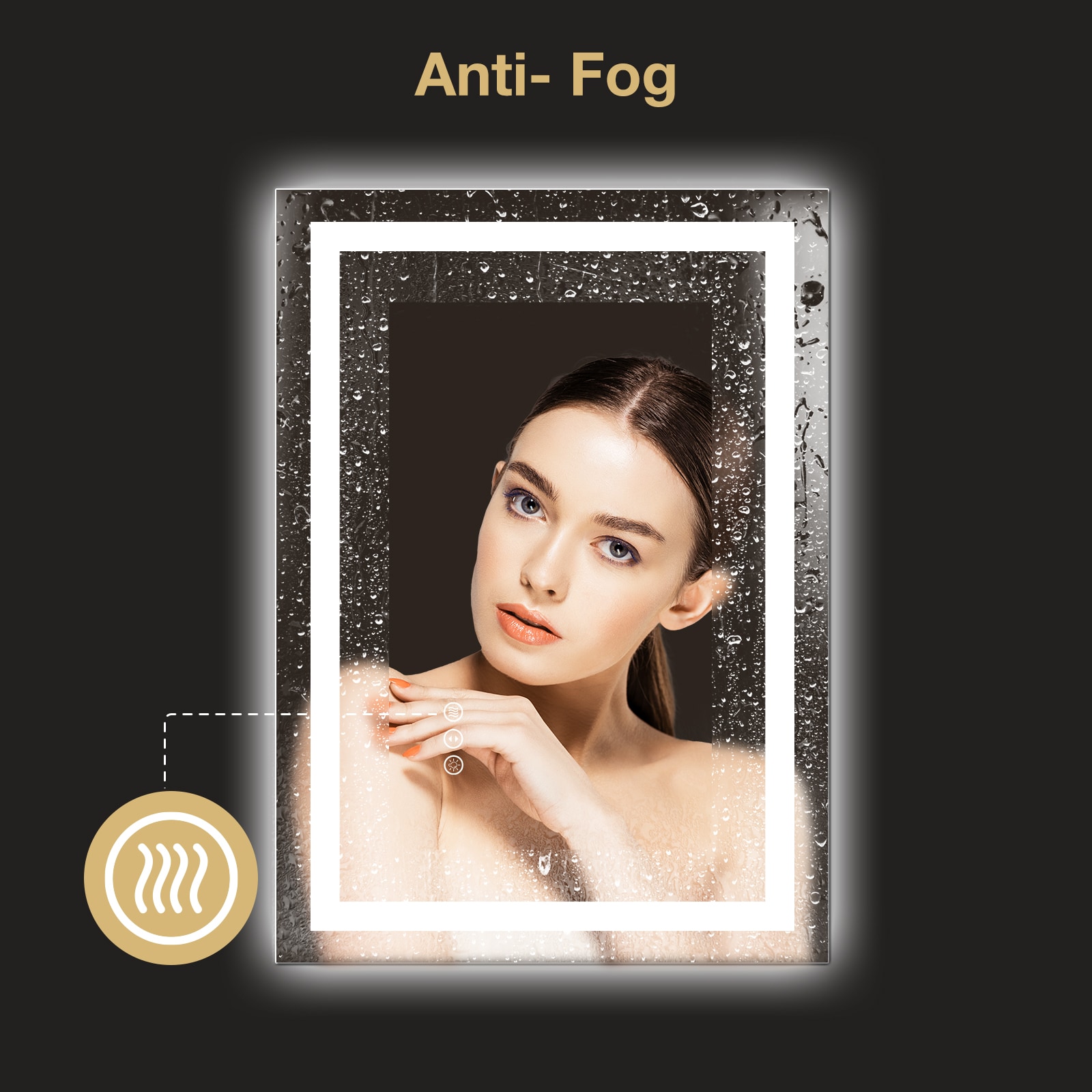 Royal Guard LBM2028 Framed-Bath-Mirrors - View #5