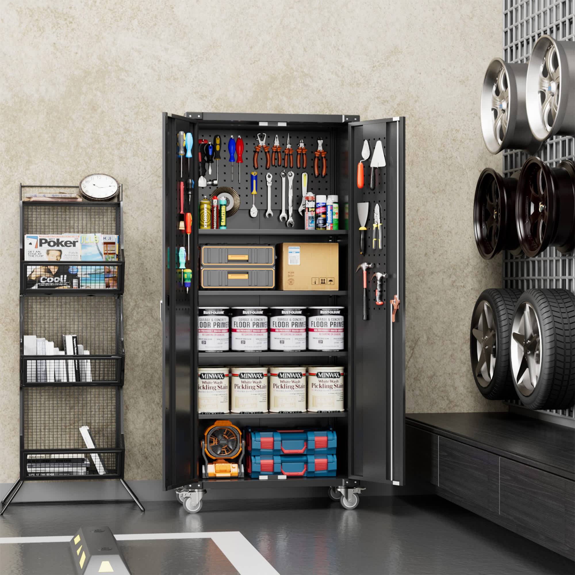 AOBABO 327044 Utility-Storage-Cabinets - View #7