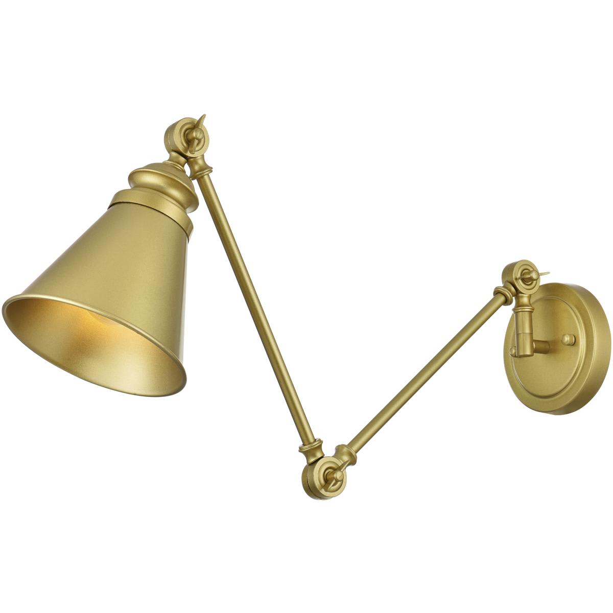 Elegant Lighting 2571579 Living District LD7323W6BRA Ledger Swing Arm or Wall Lamp Brass