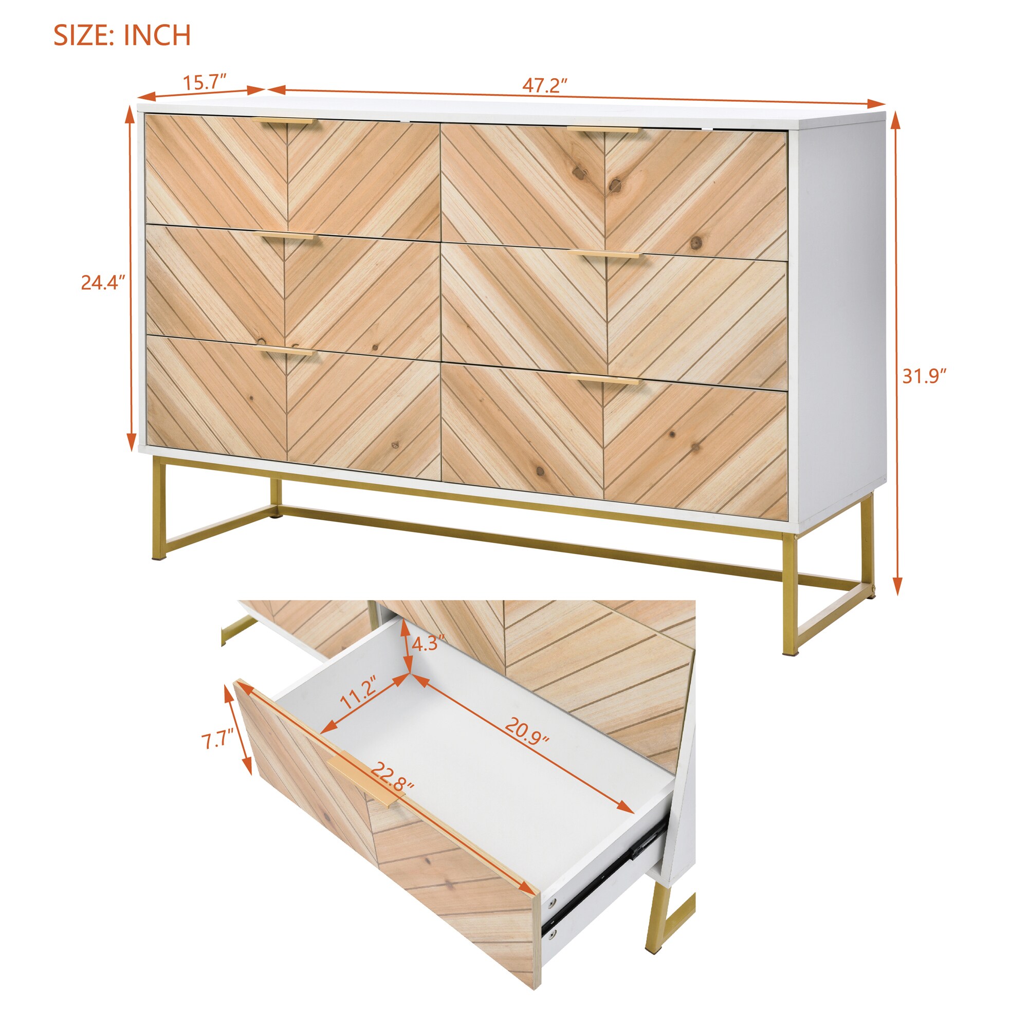 ModernLuxe L-WF299745AAK nightstands - View #11