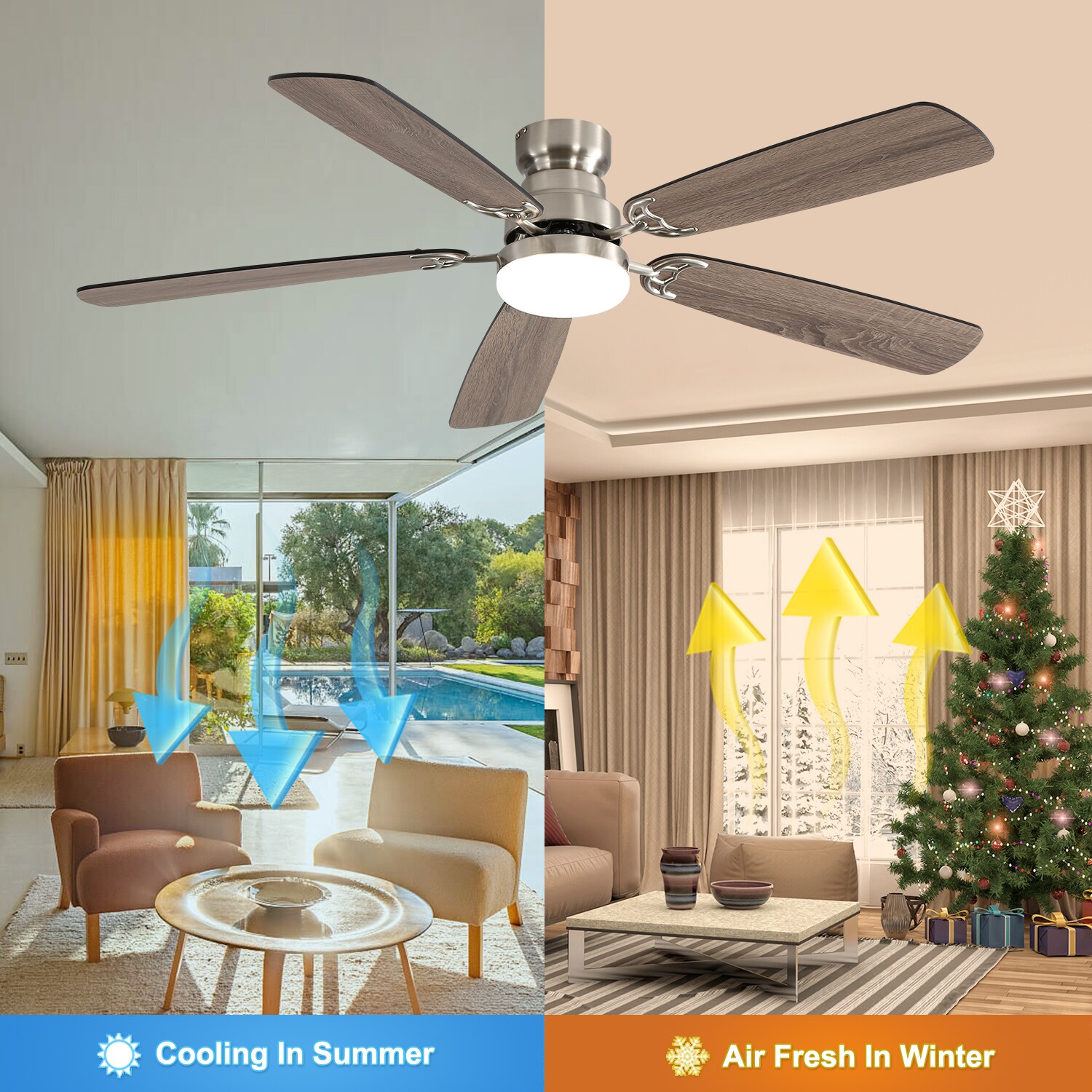 WELLFOR SYMBE-39937 Ceiling-Fans - View #7