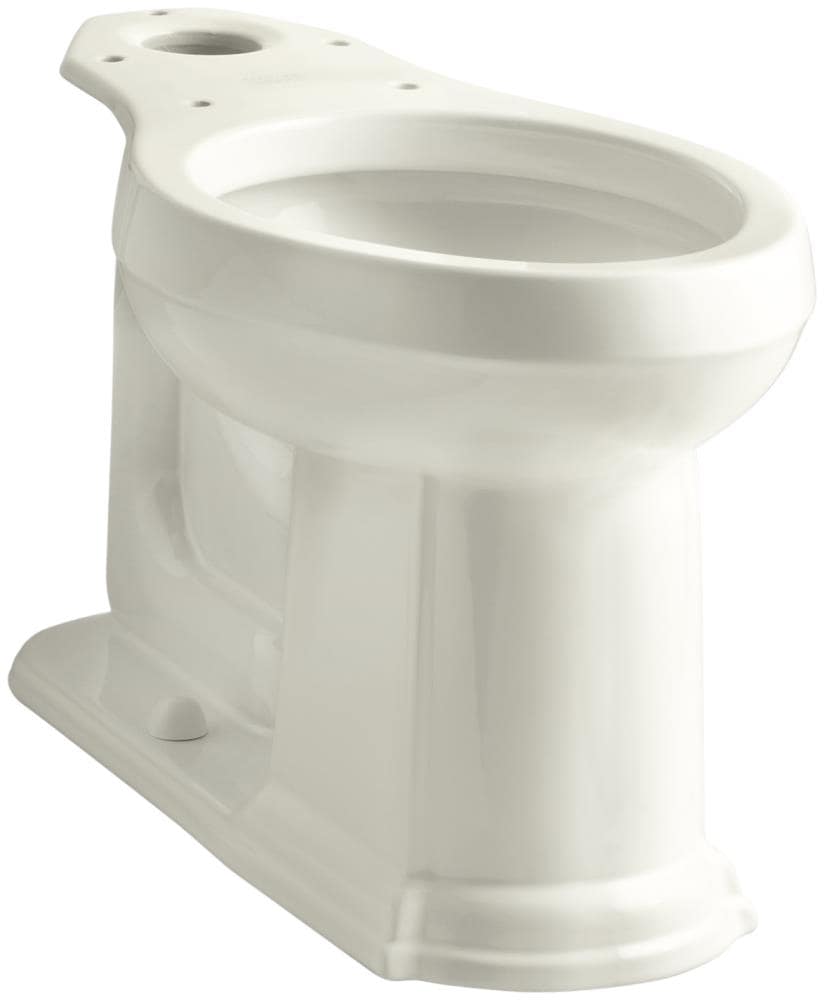 KOHLER 4397-96 Devonshire Biscuit Elongated Chair Height Toilet Bowl 12-in Rough-In