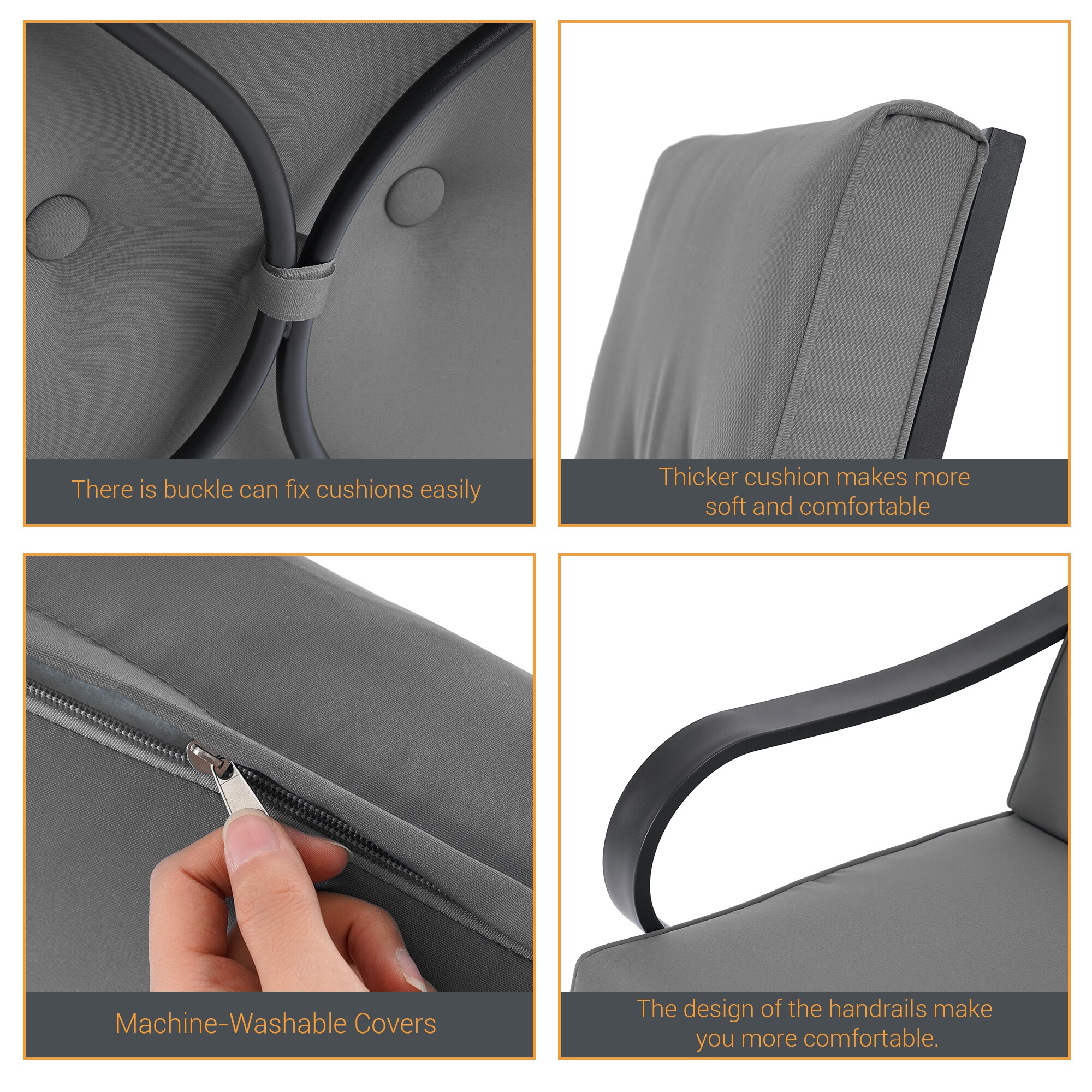 Sonkuki SD-C01G Patio-Conversation-Sets - View #4