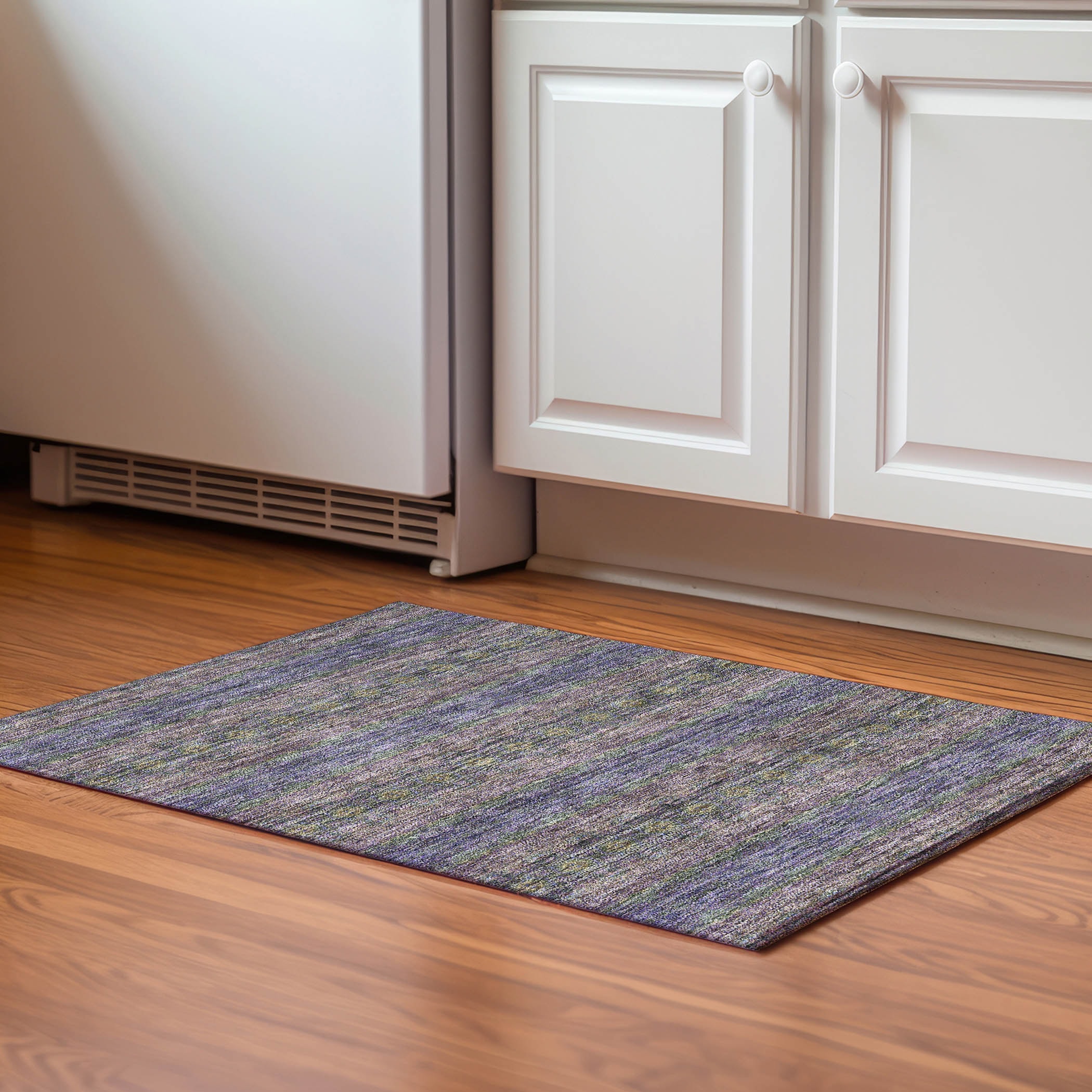 Addison Rugs AMF615PP20X30 Mayfield AMF615PP 2 x 3 (ft) Loomed Polyester Purple Rectangular Indoor Geometric Machine washable Area rug