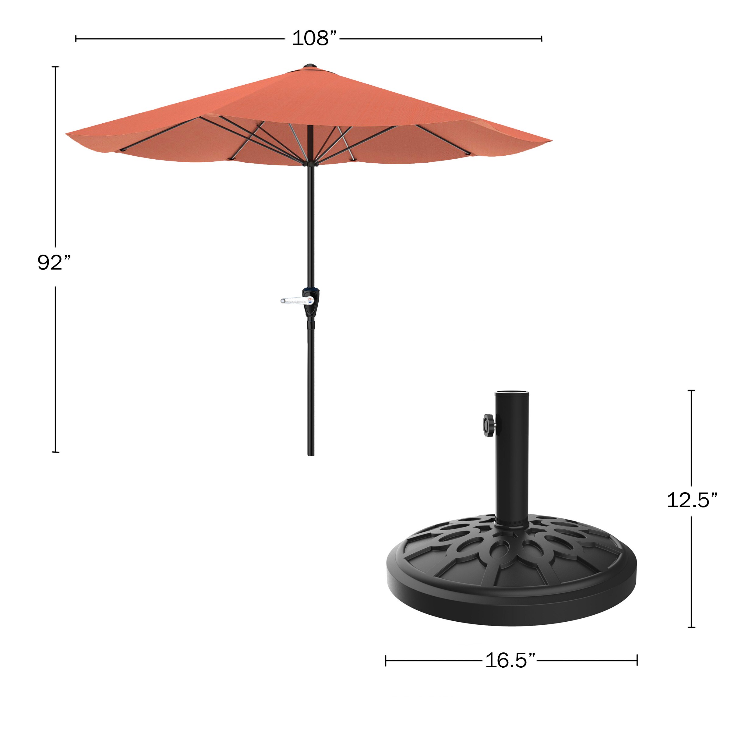 Pure Garden 50-101-TCB Umbrellas-2 - View #4