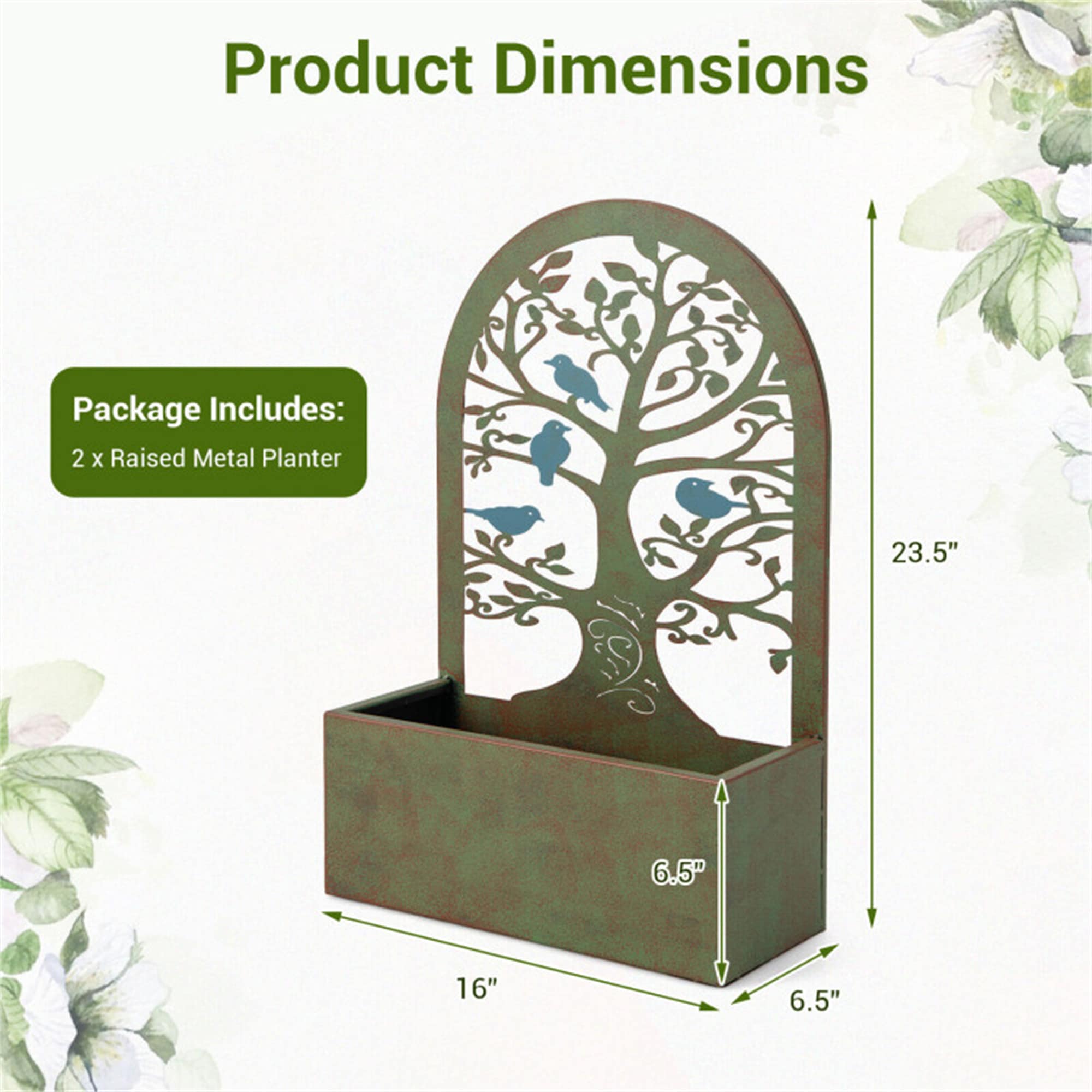 BABOOM BOM-034CP-2-CO Raised-Planter-Boxes - View #5