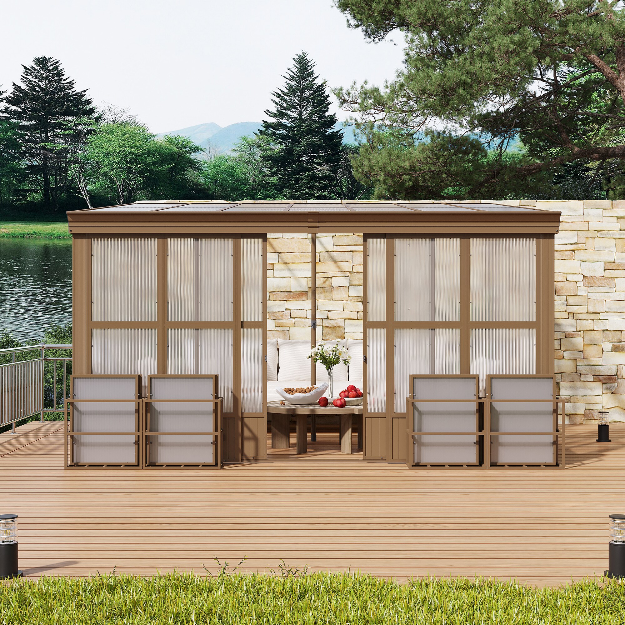 Mondawe MD-LGFP1649 Wood-Resin-Gazebos - View #13