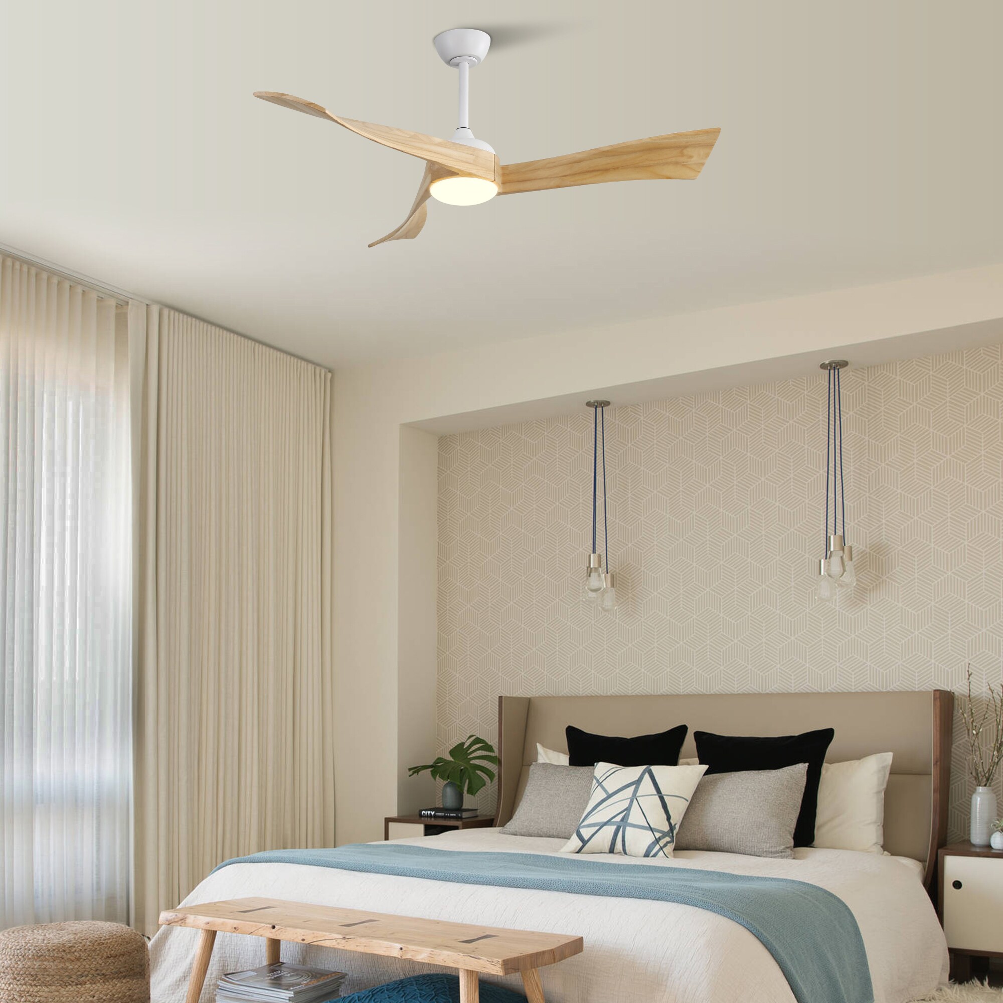 Huluwat DJ-2K012WH Ceiling-Fans - View #3
