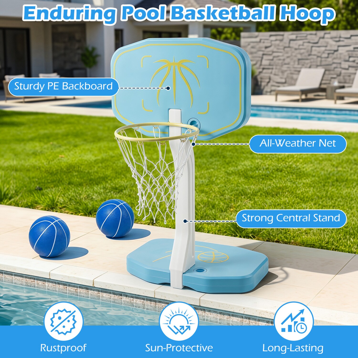 Slickblue D-CO-28883PS Basketball-System - View #5